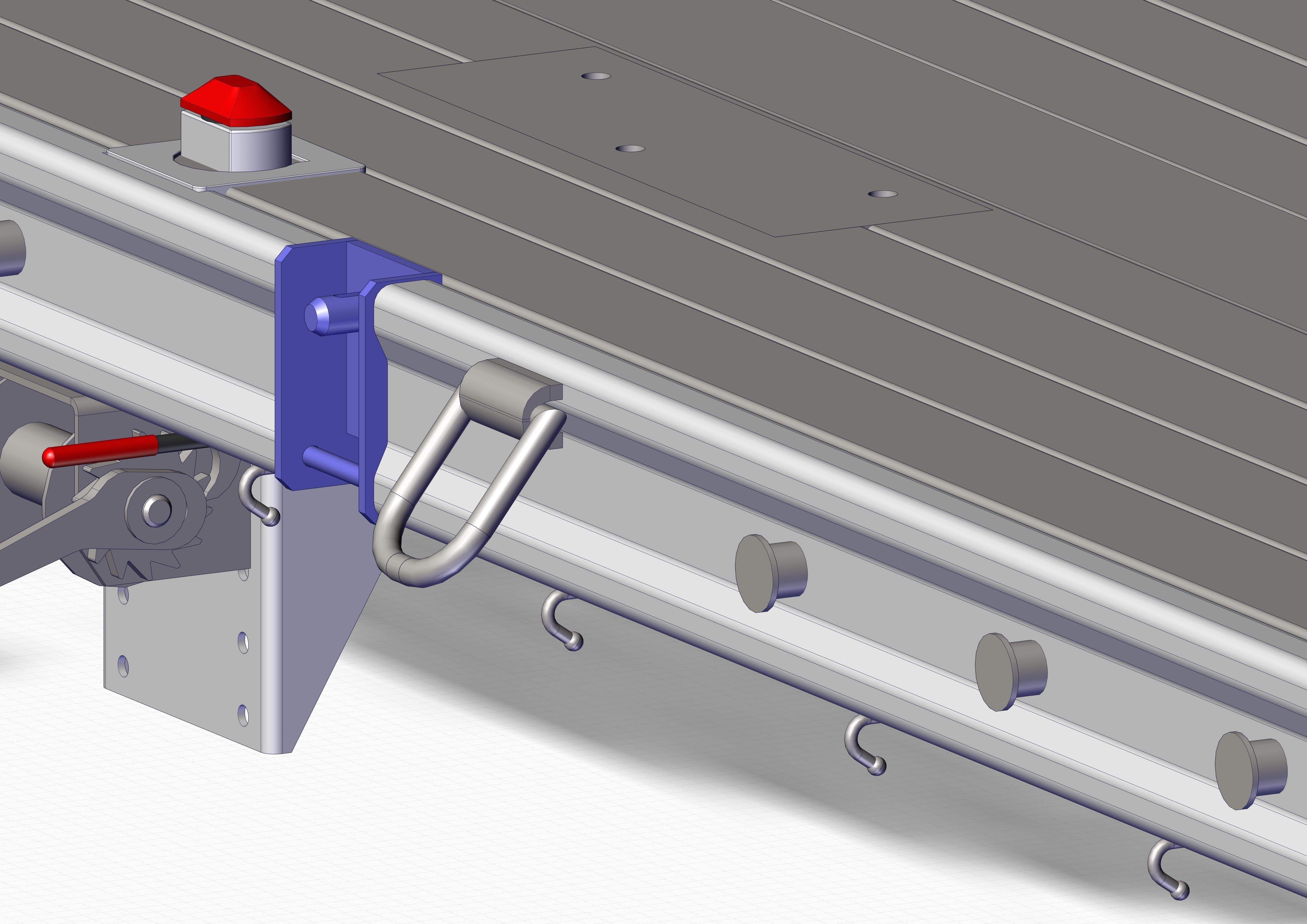 FLATBED trailer 3D model_5