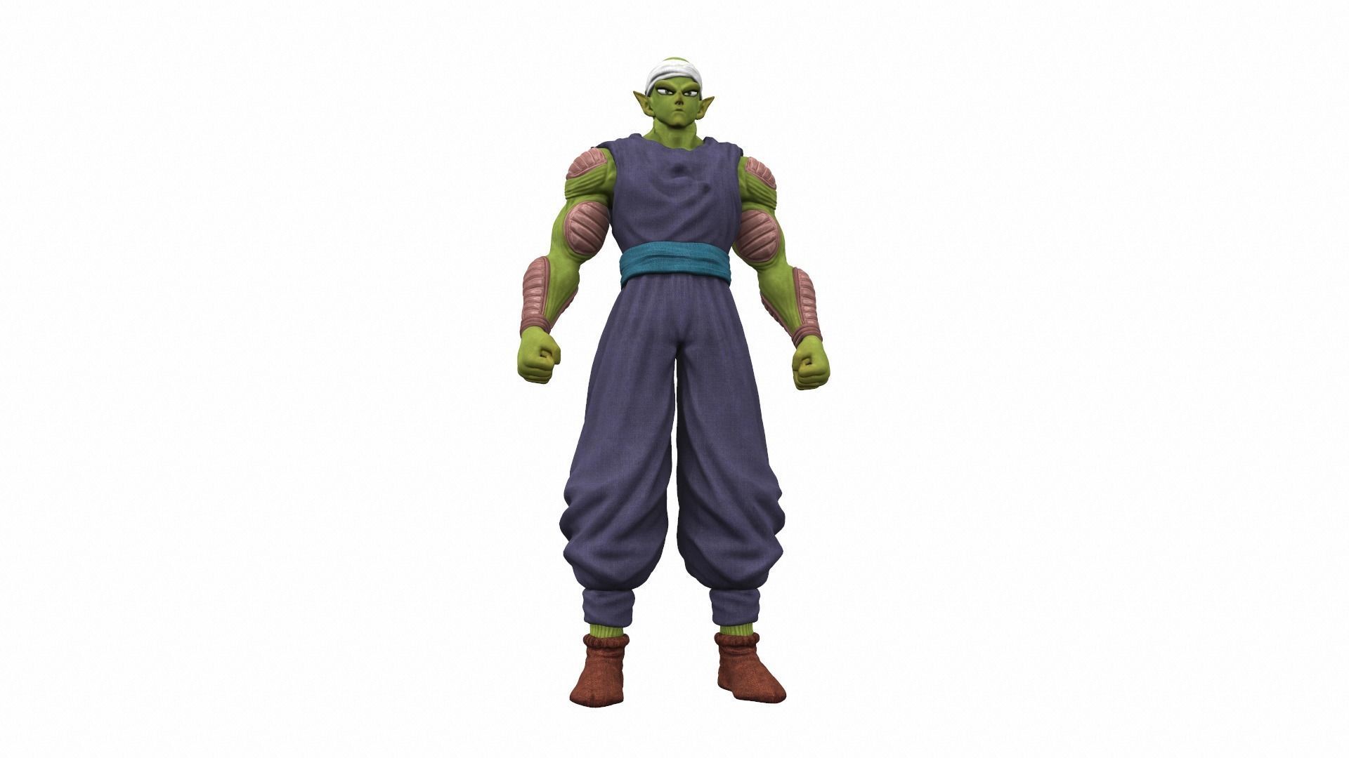 Piccolo from Dragon Ball 3D model_2