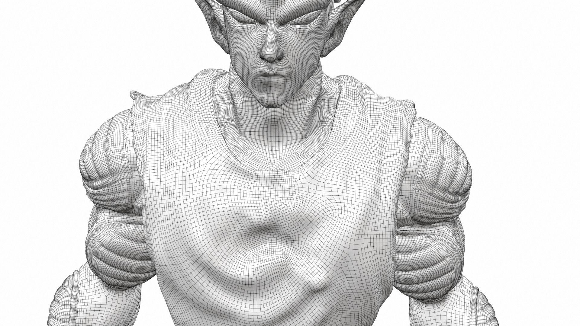 Piccolo from Dragon Ball 3D model_20