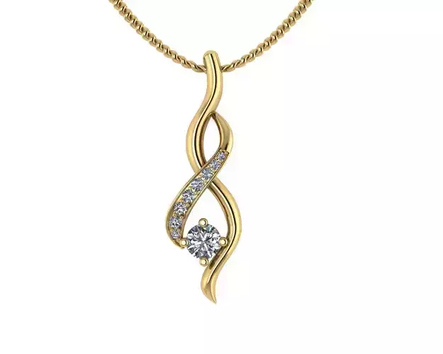 Diamond Gold Pendant