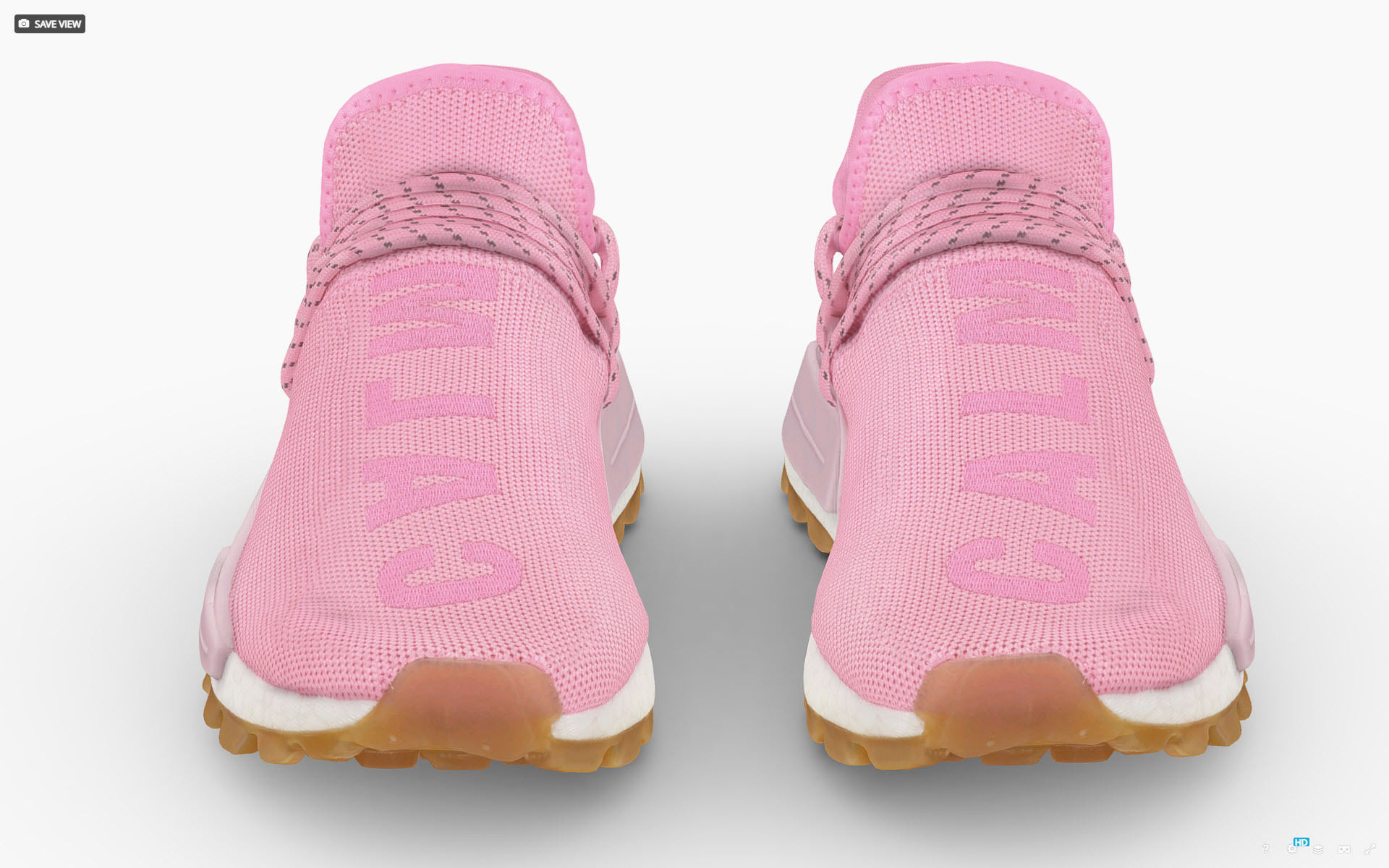Pharrell Williams x adidas original NMD Hu Trail Sun 3D model_1