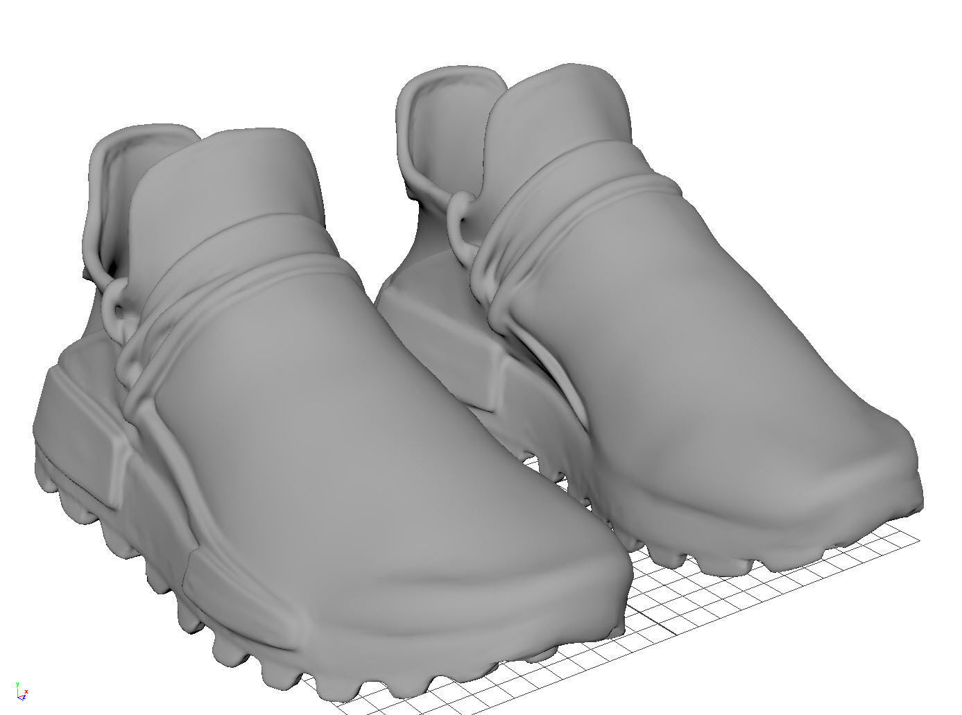 Pharrell Williams x adidas original NMD Hu Trail Sun 3D model_7