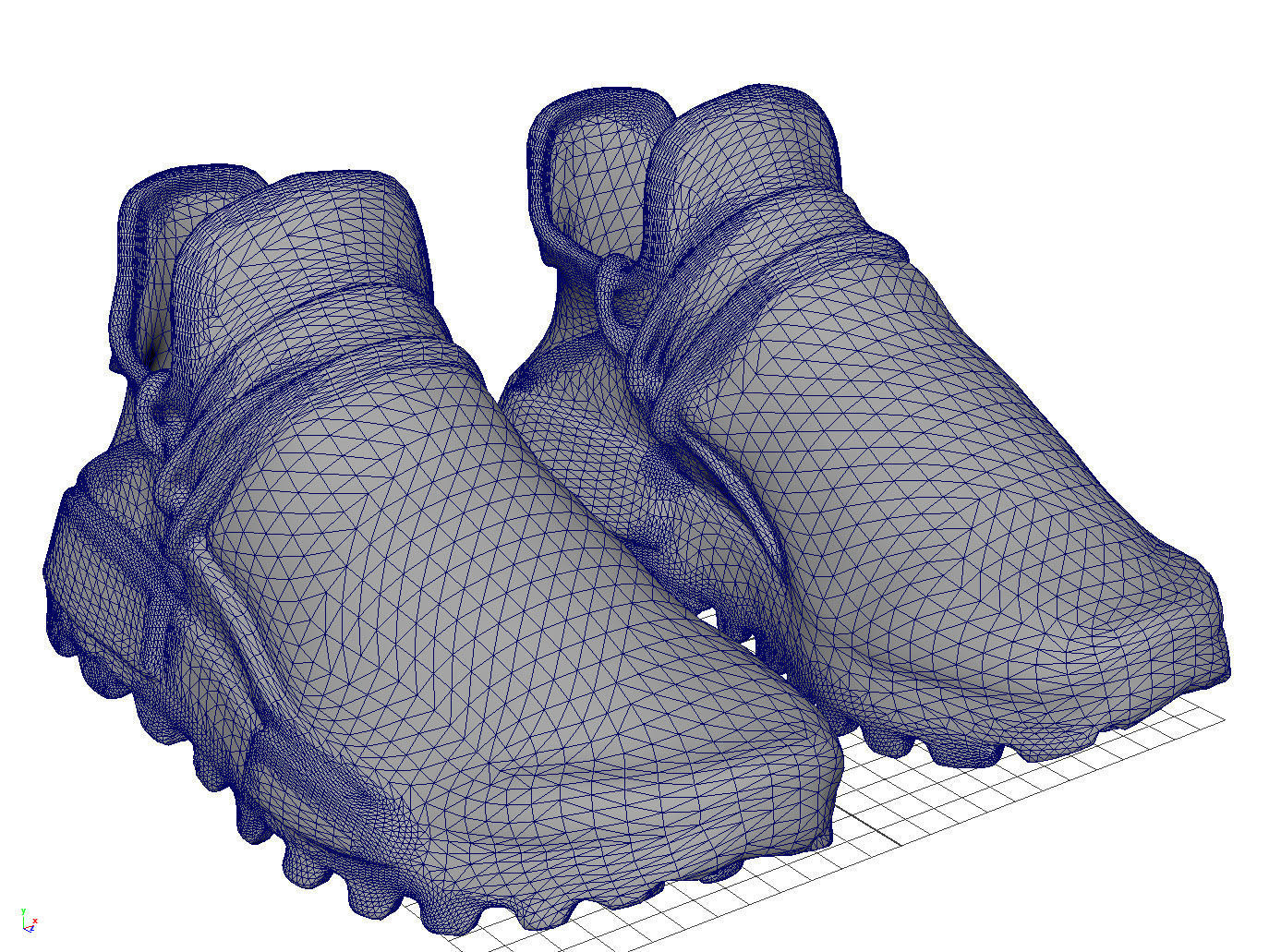 Pharrell Williams x adidas original NMD Hu Trail Sun 3D model_8