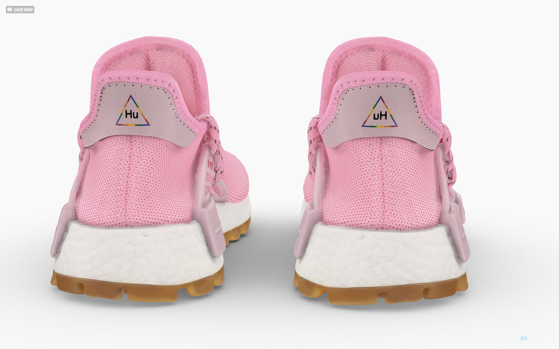 Pharrell Williams x adidas original NMD Hu Trail Sun 3D model_3