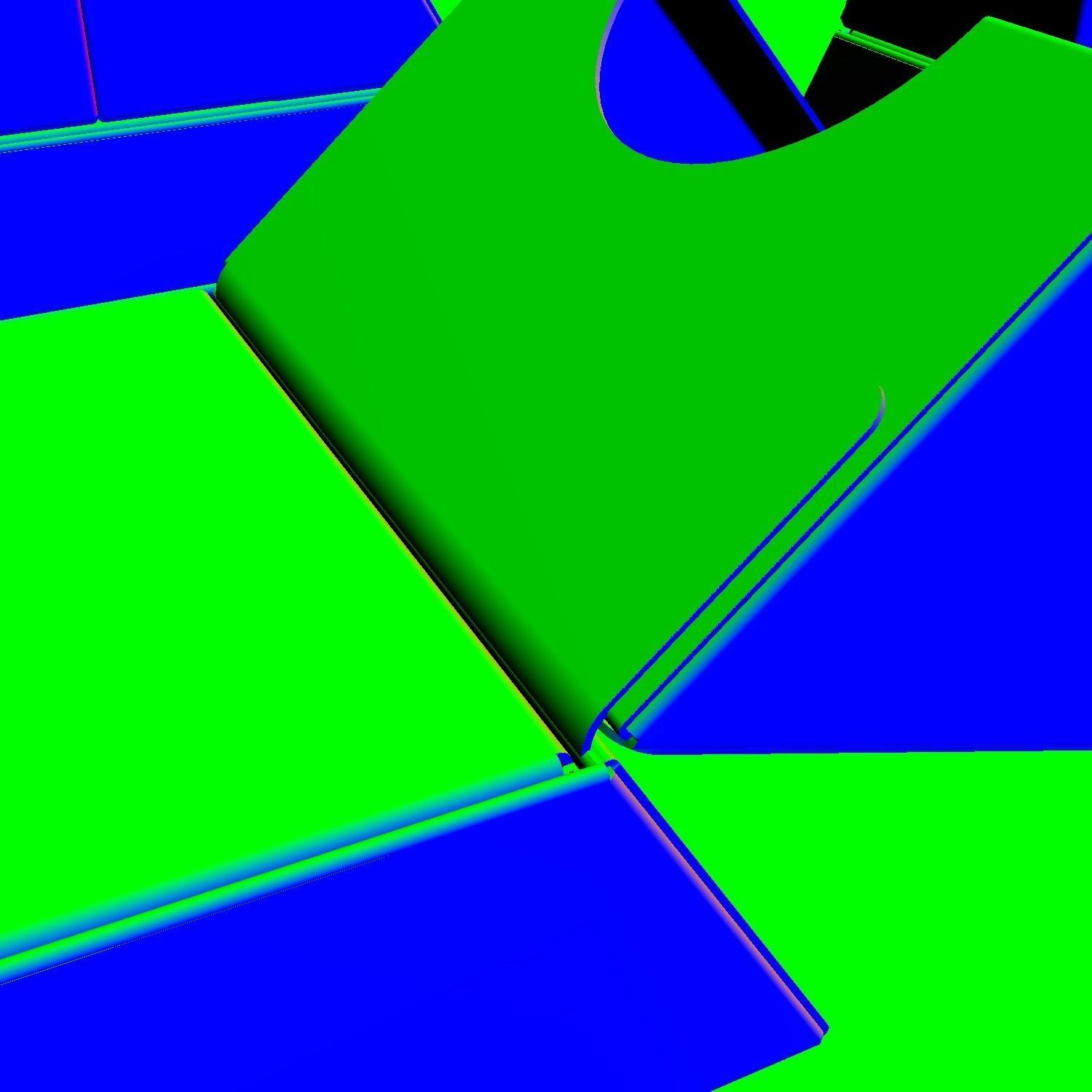 HINGED TRIANGLE BOX - Package 3D model 3D model_14