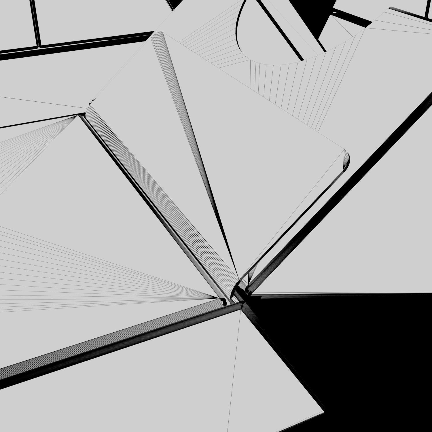 HINGED TRIANGLE BOX - Package 3D model 3D model_9