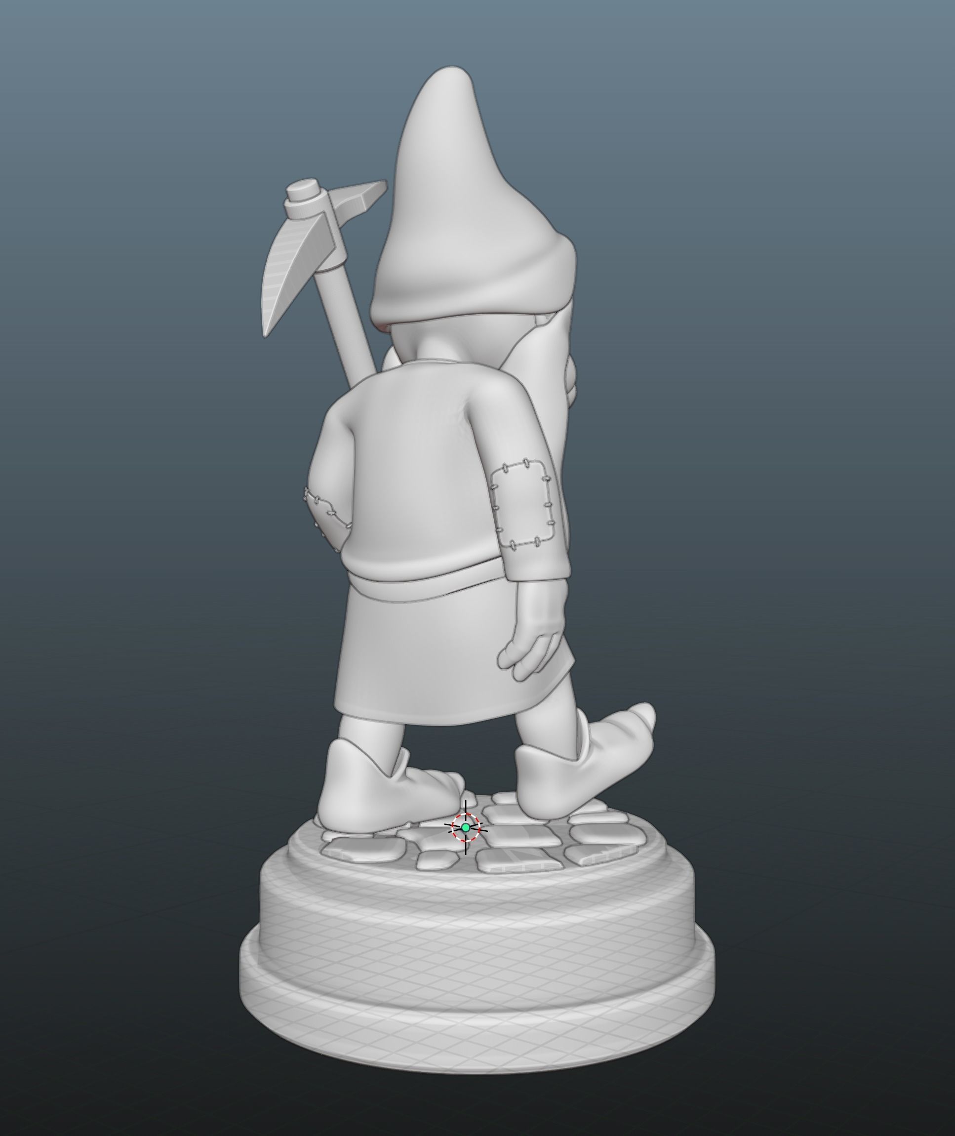 Bashful the Dwarf 3D print model_5