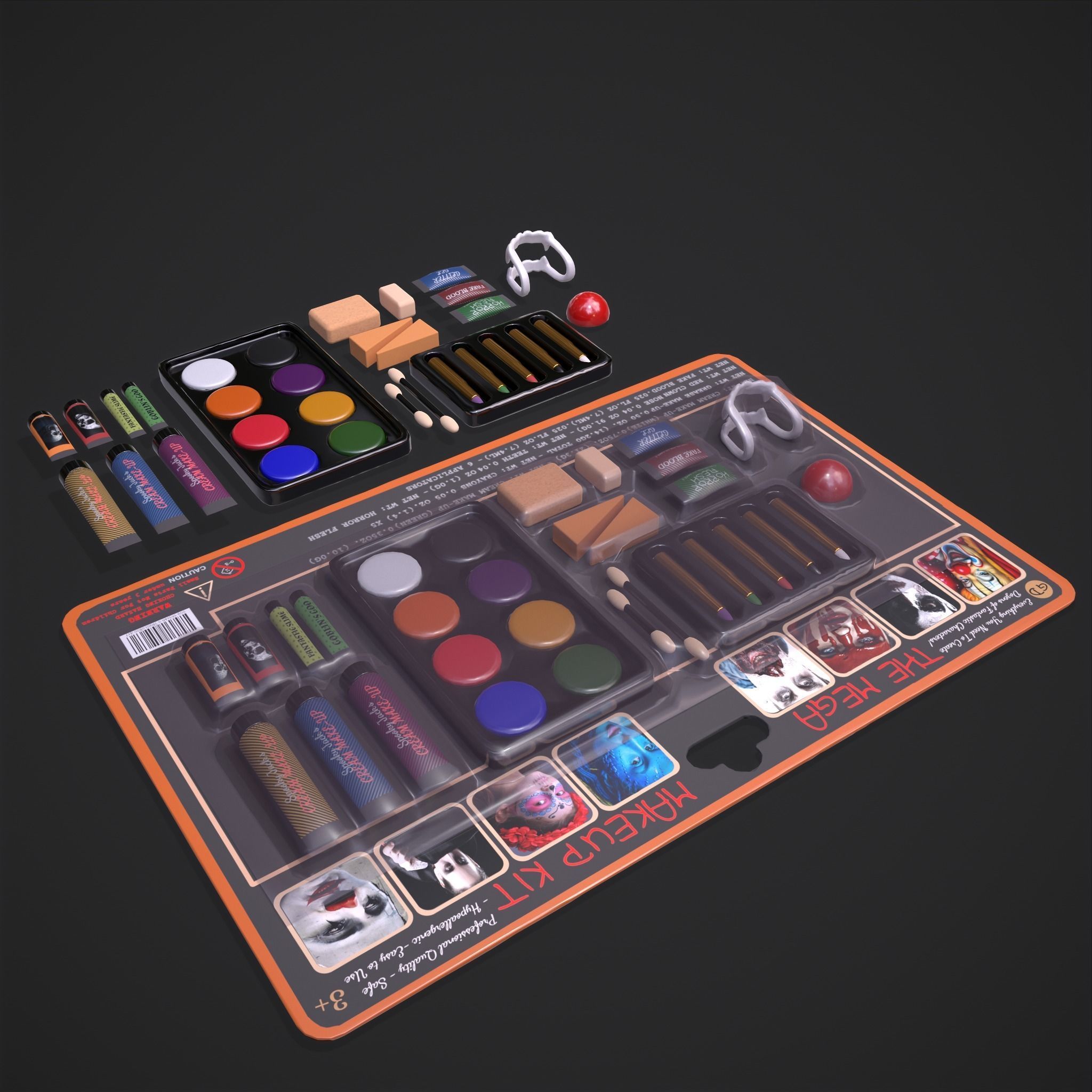 The Mega Makeup Kit Low-poly 3D model_8