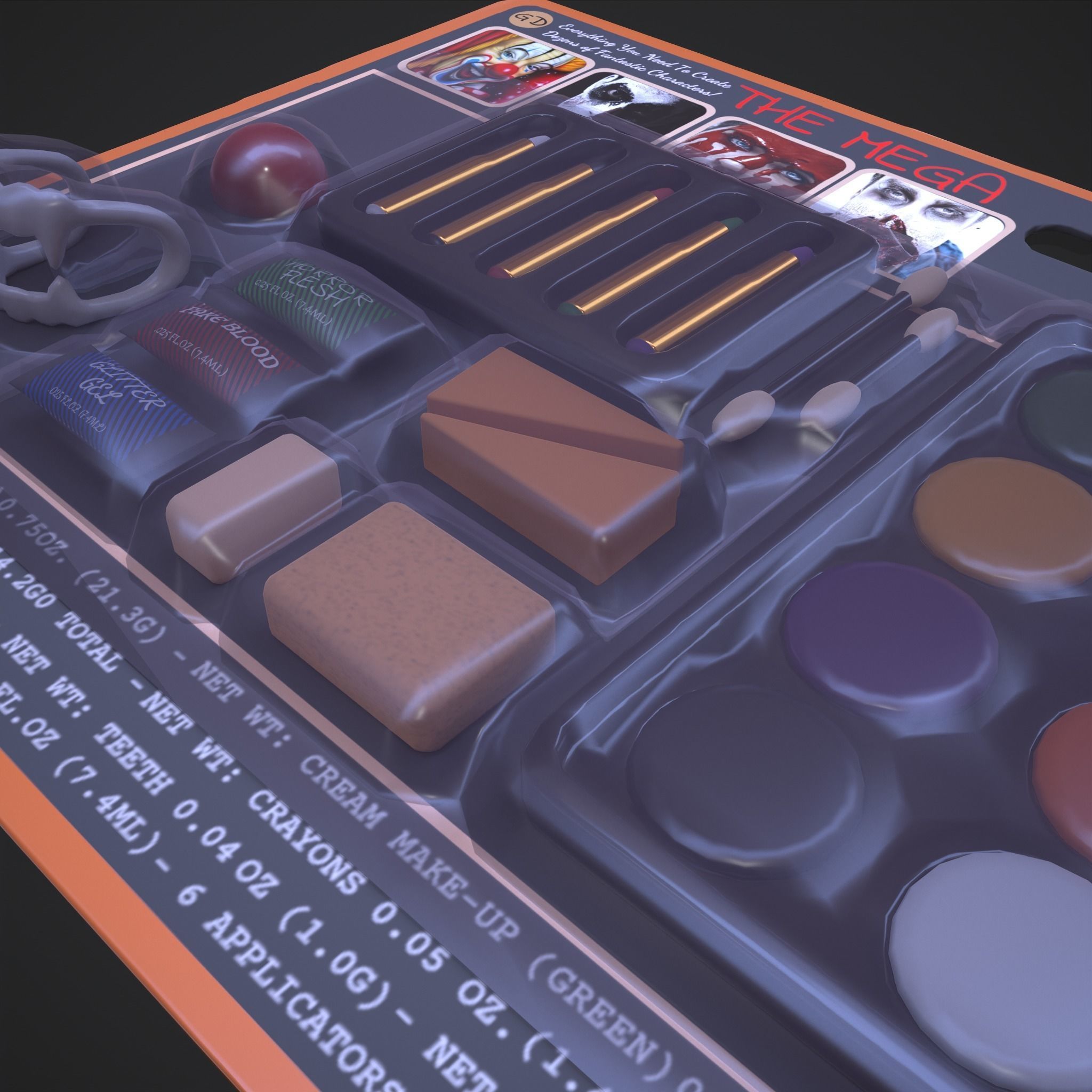 The Mega Makeup Kit Low-poly 3D model_28