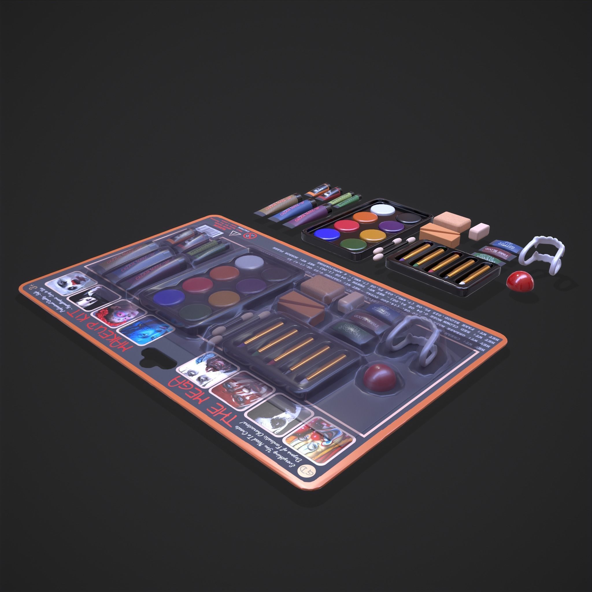 The Mega Makeup Kit Low-poly 3D model_32