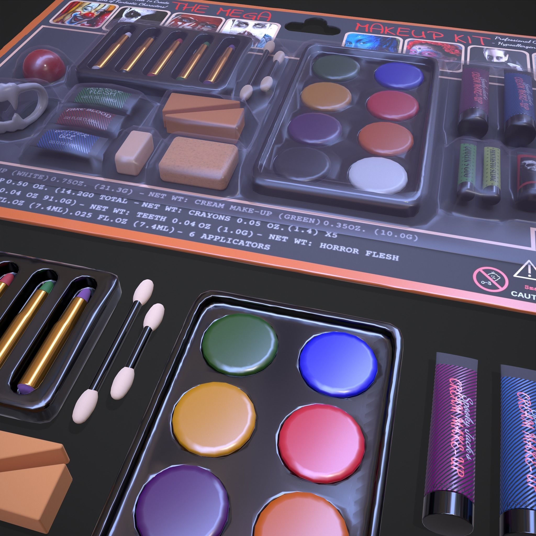 The Mega Makeup Kit Low-poly 3D model_19