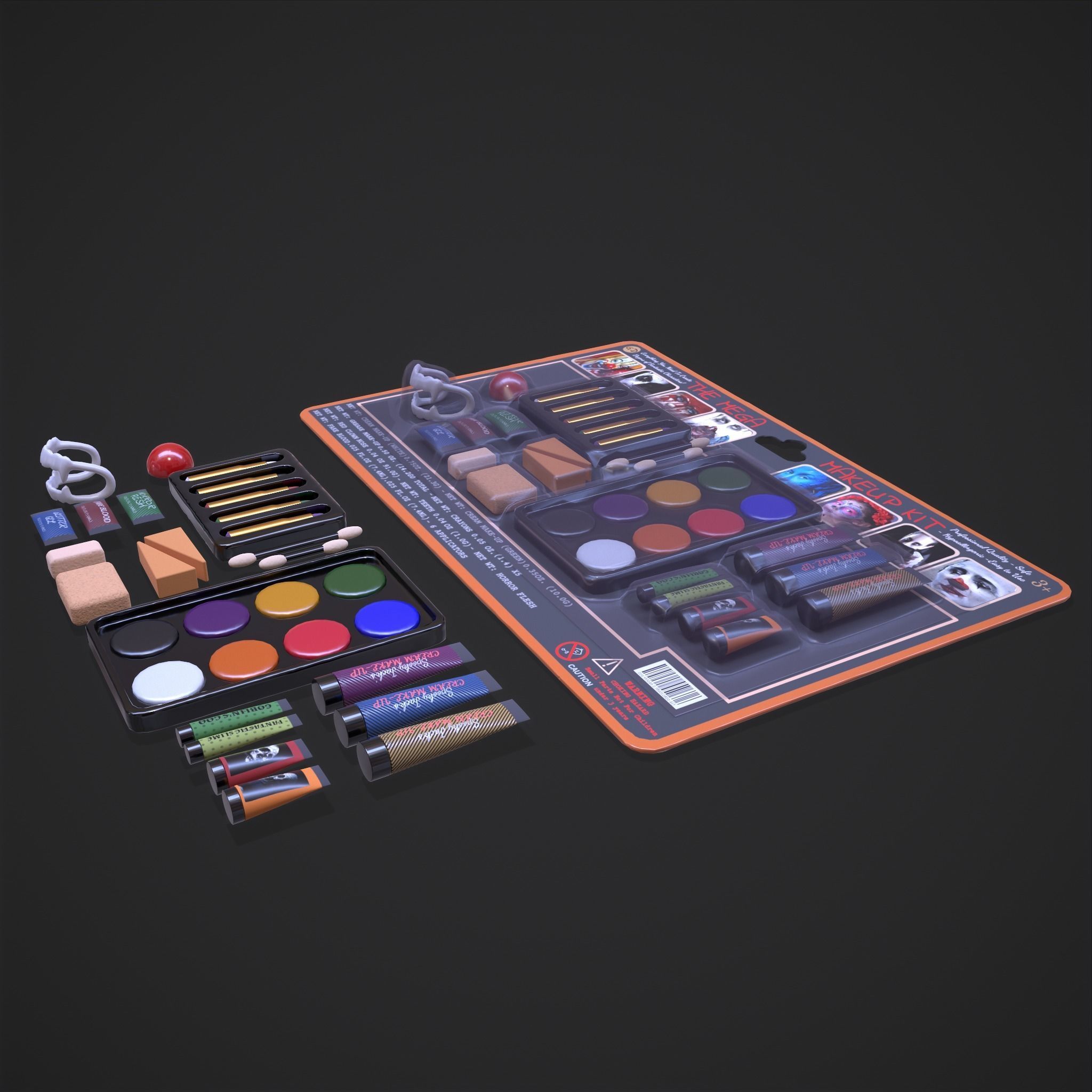 The Mega Makeup Kit Low-poly 3D model_17