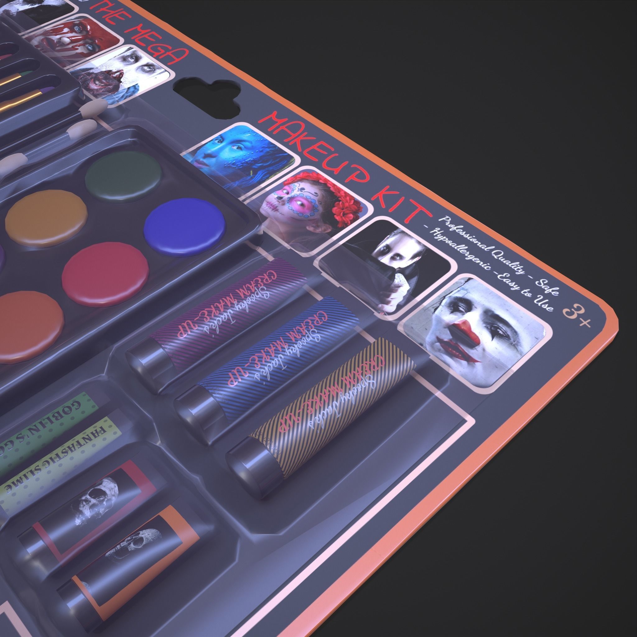 The Mega Makeup Kit Low-poly 3D model_24
