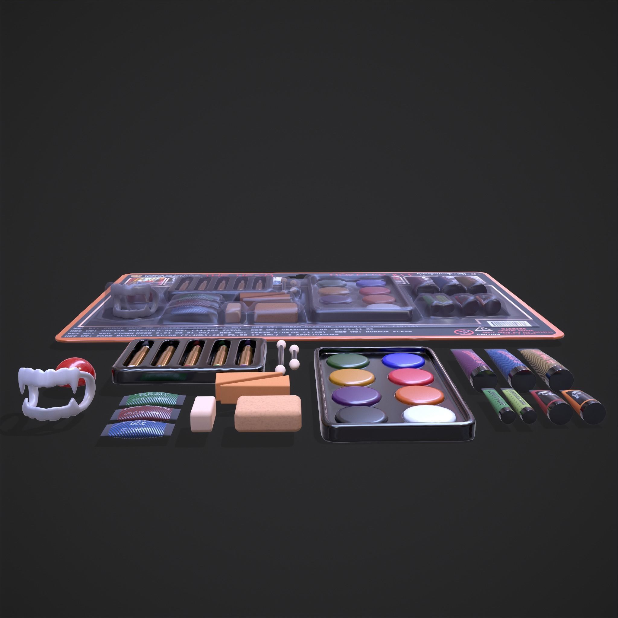 The Mega Makeup Kit Low-poly 3D model_30