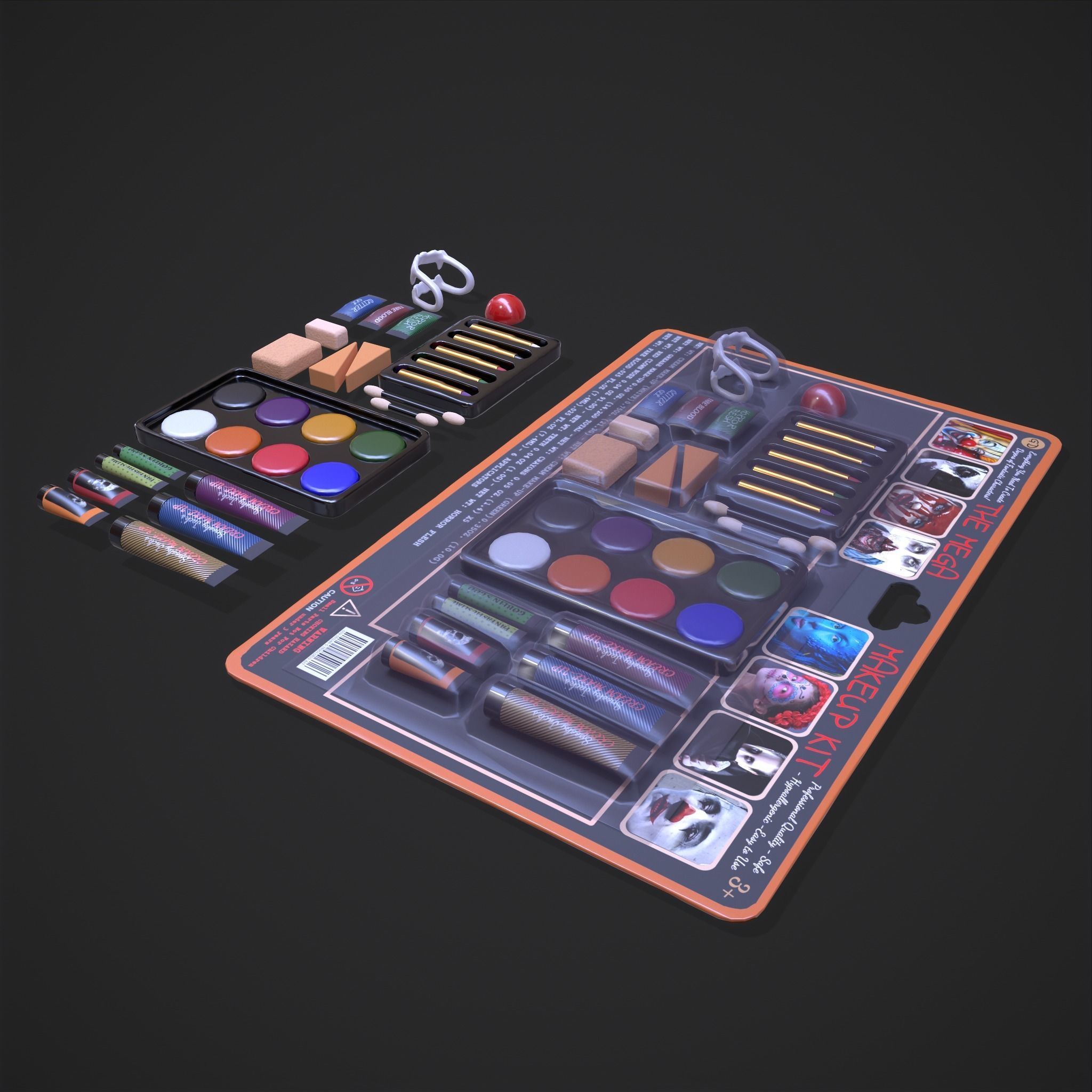 The Mega Makeup Kit Low-poly 3D model_18