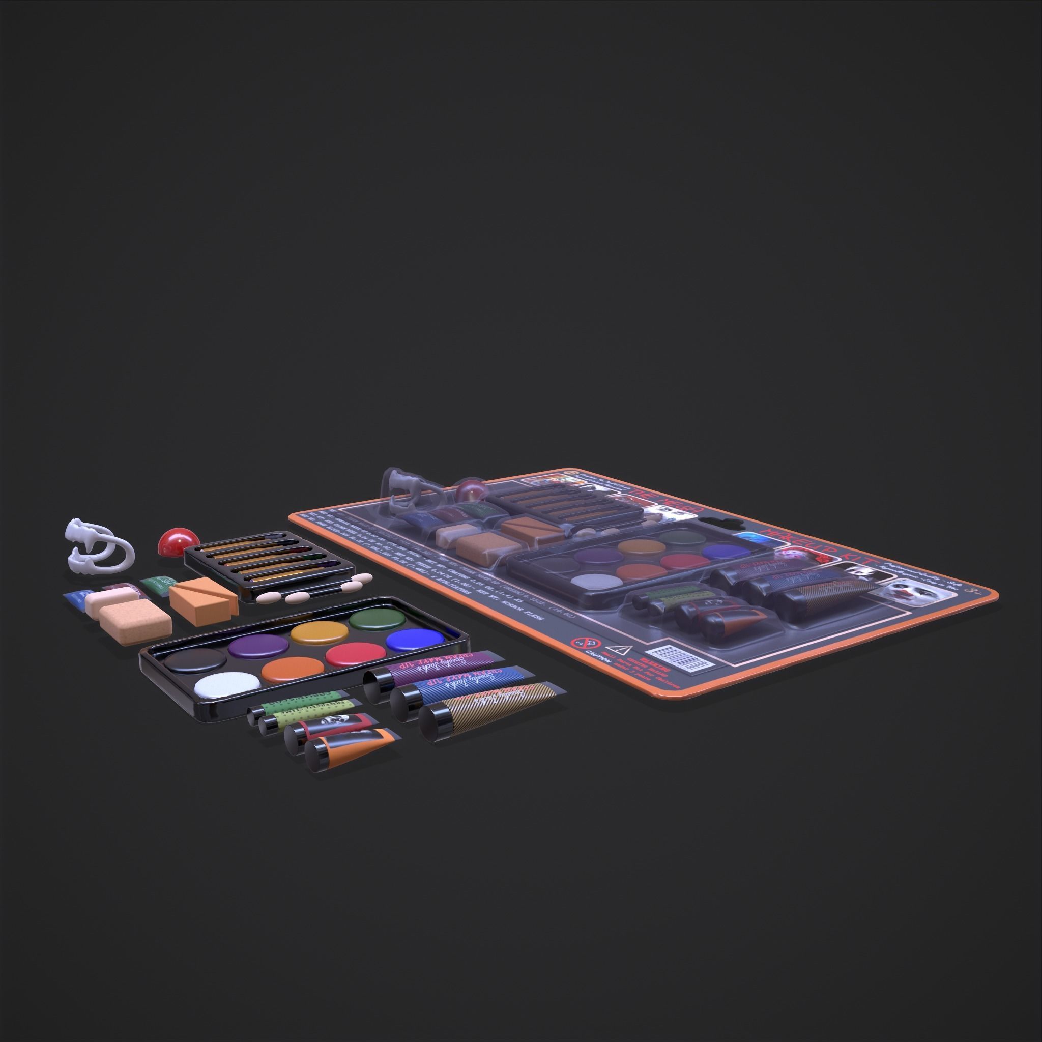 The Mega Makeup Kit Low-poly 3D model_31