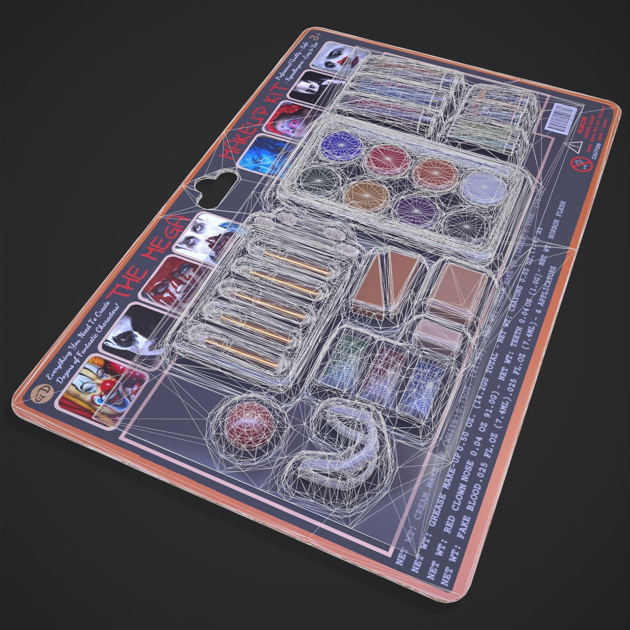 The Mega Makeup Kit Low-poly 3D model_34
