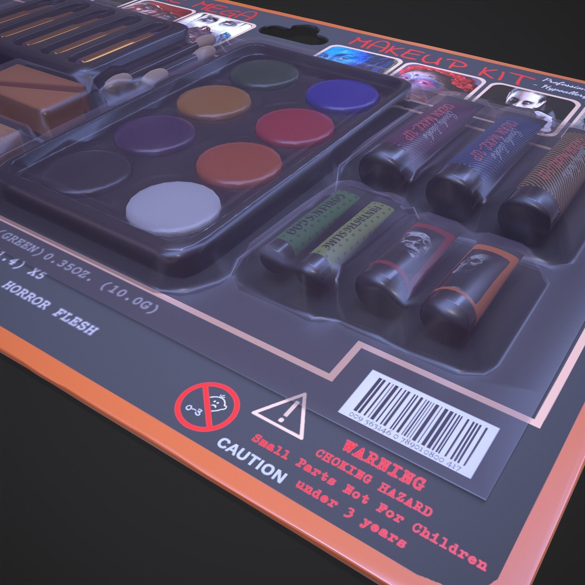The Mega Makeup Kit Low-poly 3D model_27