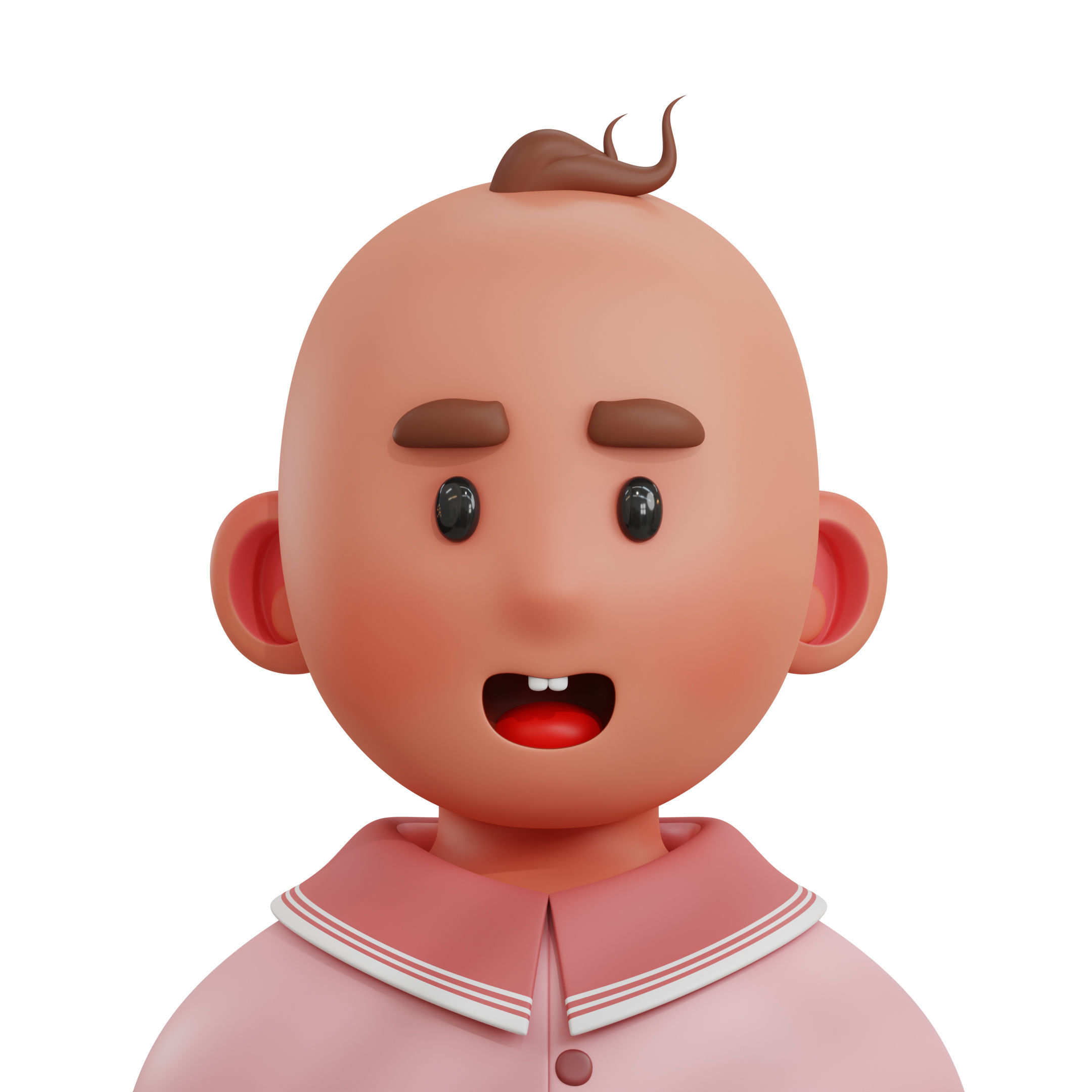 Avatar Job Professions Icon Pack 3D Model Low-poly 3D model_3