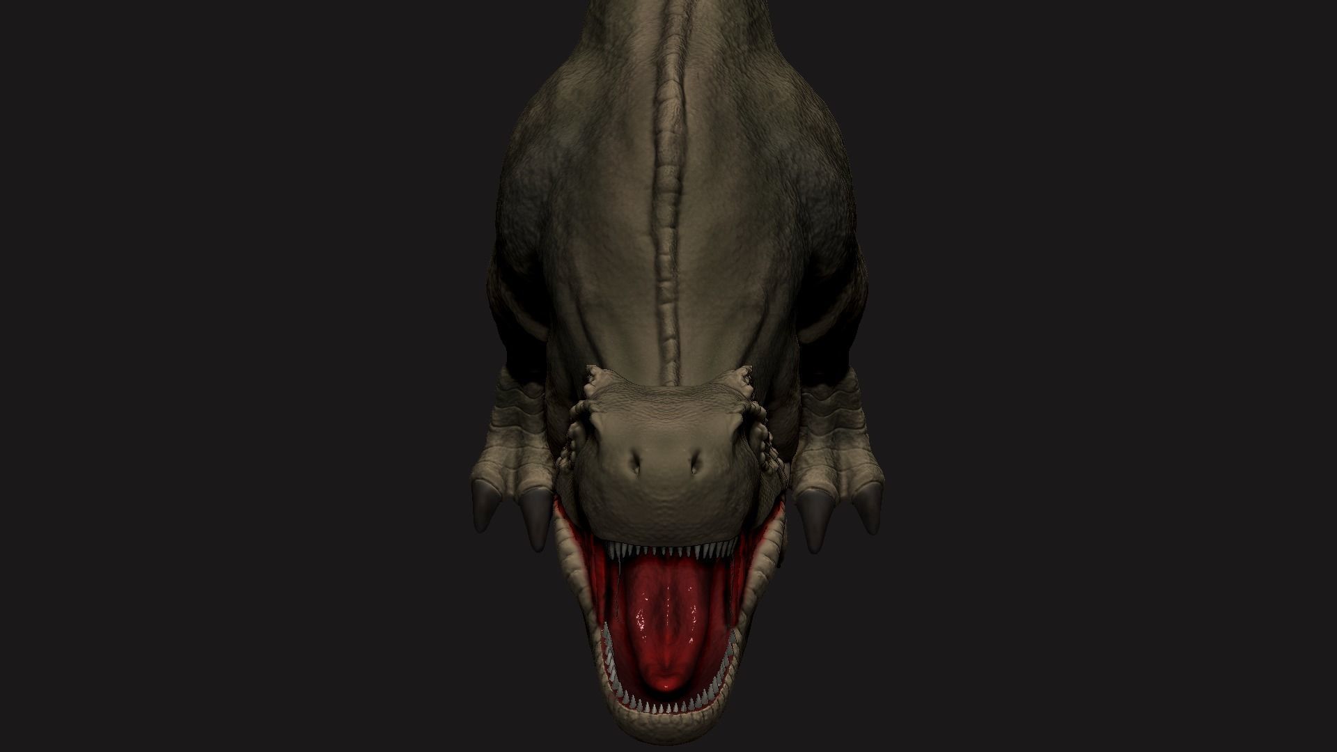 Dinosaur 3D model high poly Free 3D model_6