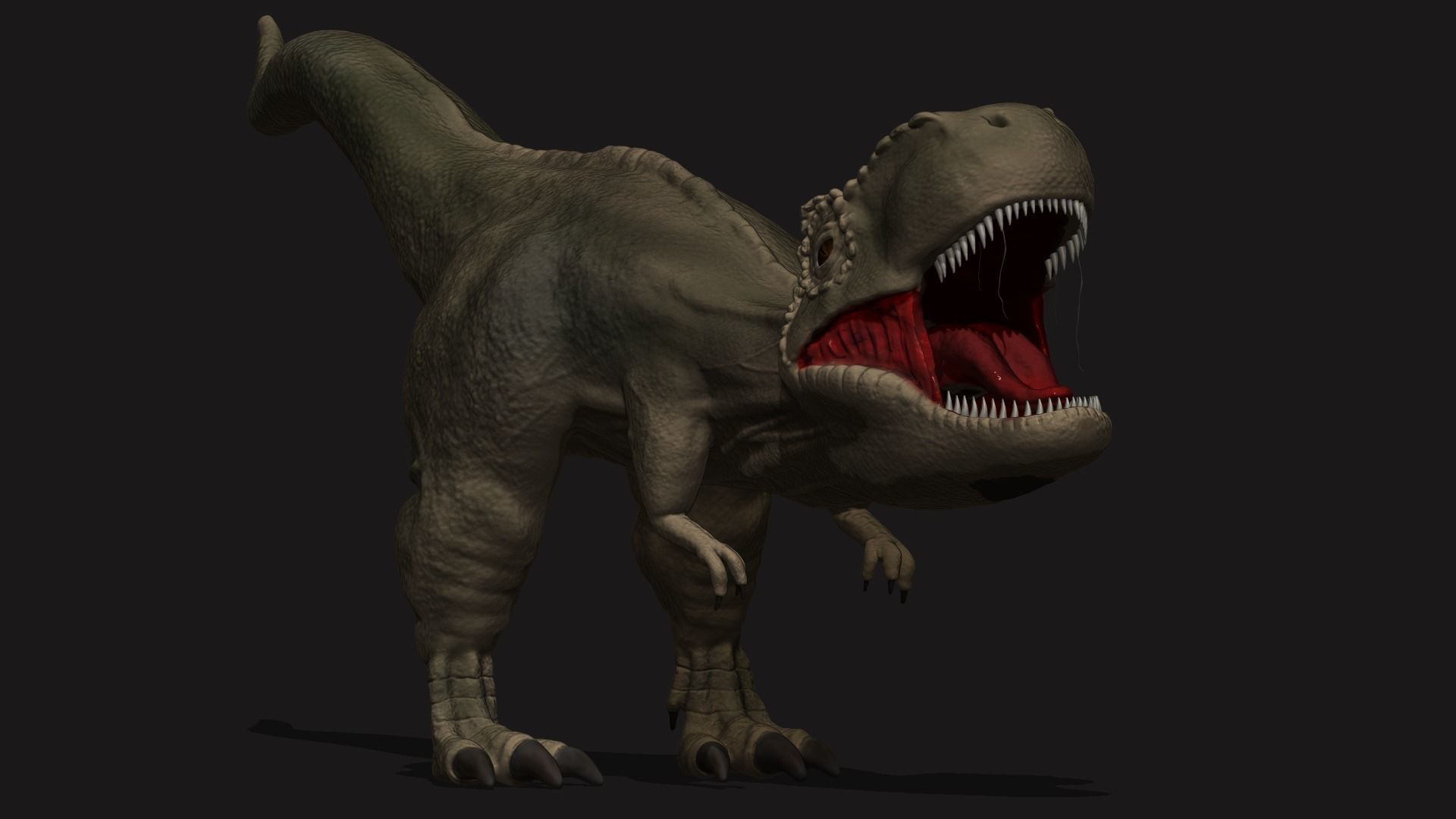 Dinosaur 3D model high poly Free 3D model_2