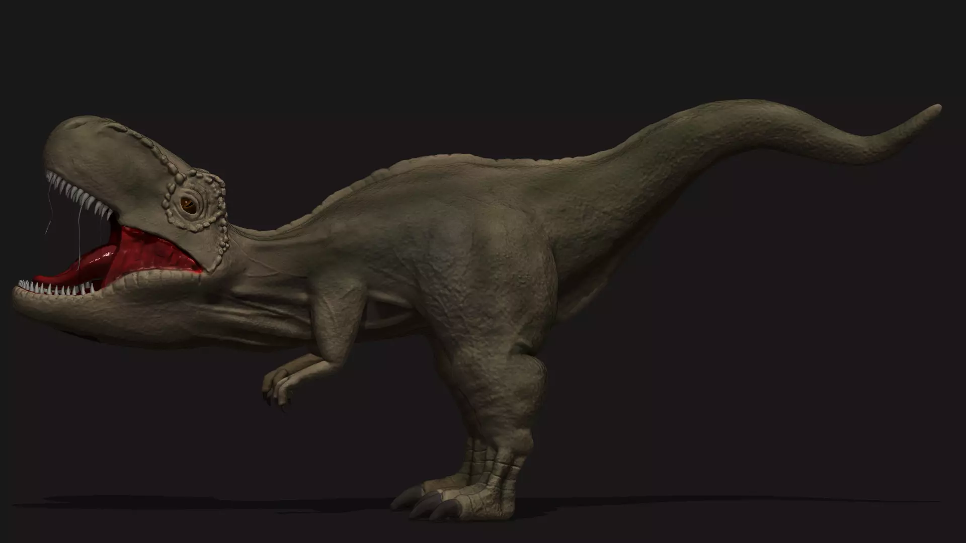 Dinosaur 3D model high poly Free 3D model_0
