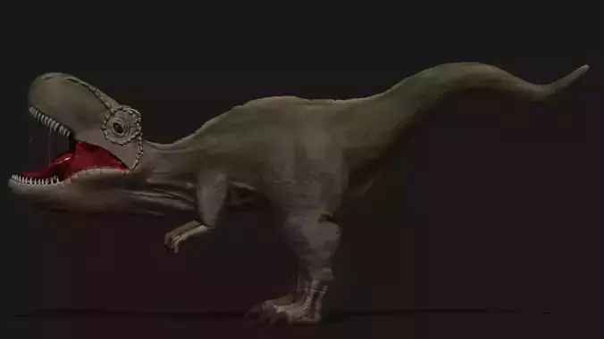 Dinosaur 3D model high poly