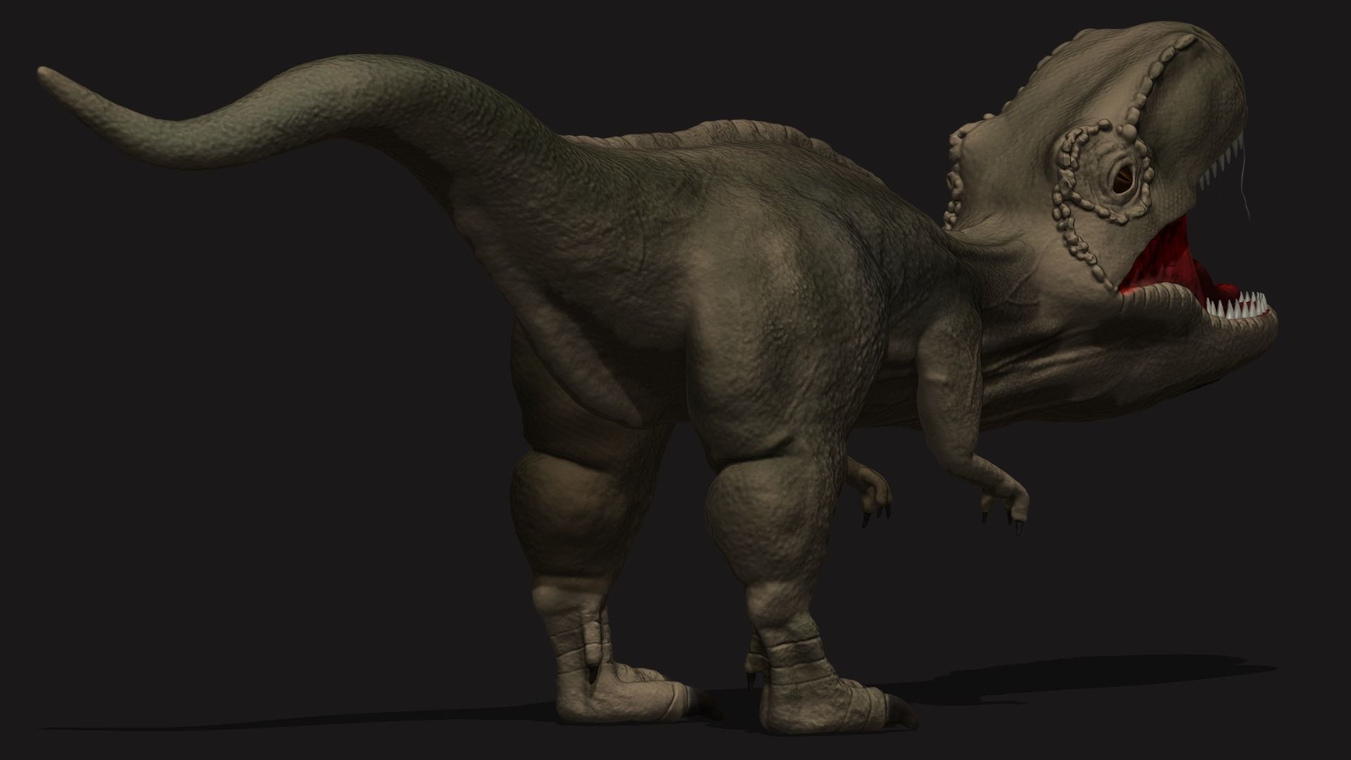 Dinosaur 3D model high poly Free 3D model_4
