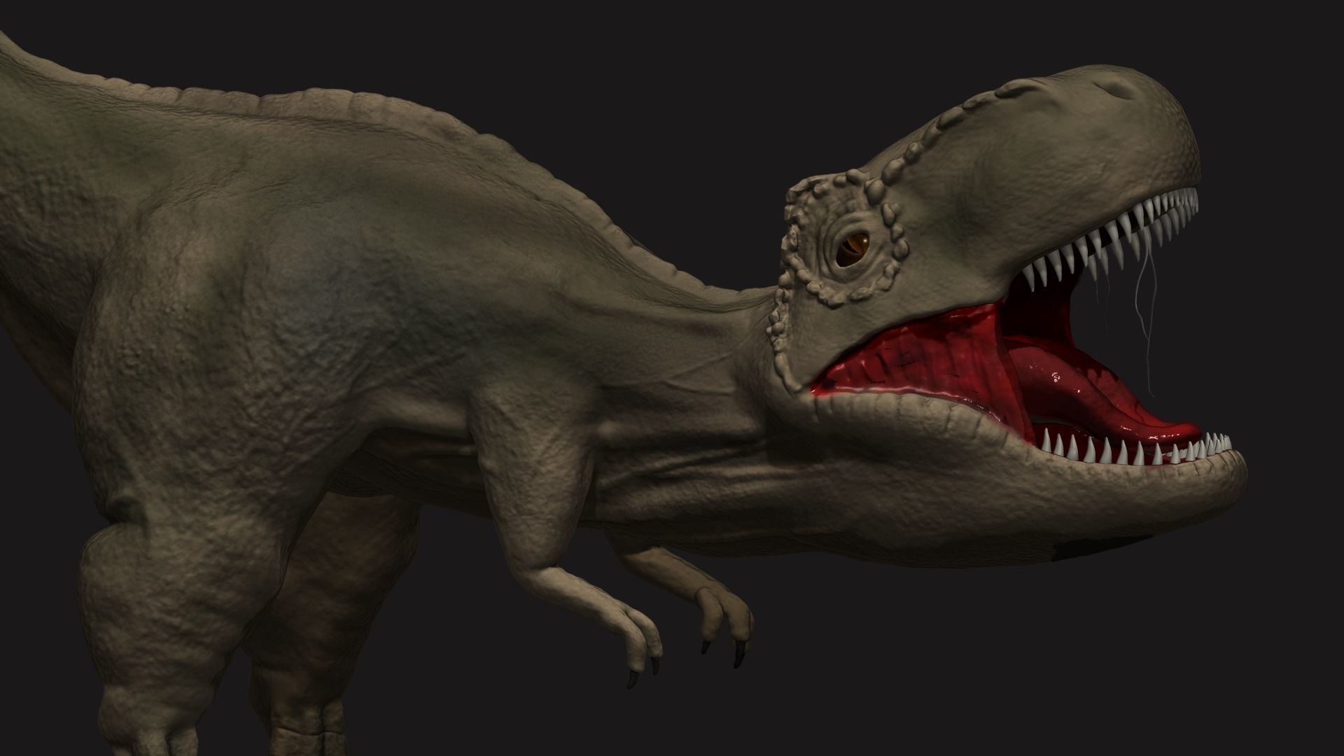 Dinosaur 3D model high poly Free 3D model_3