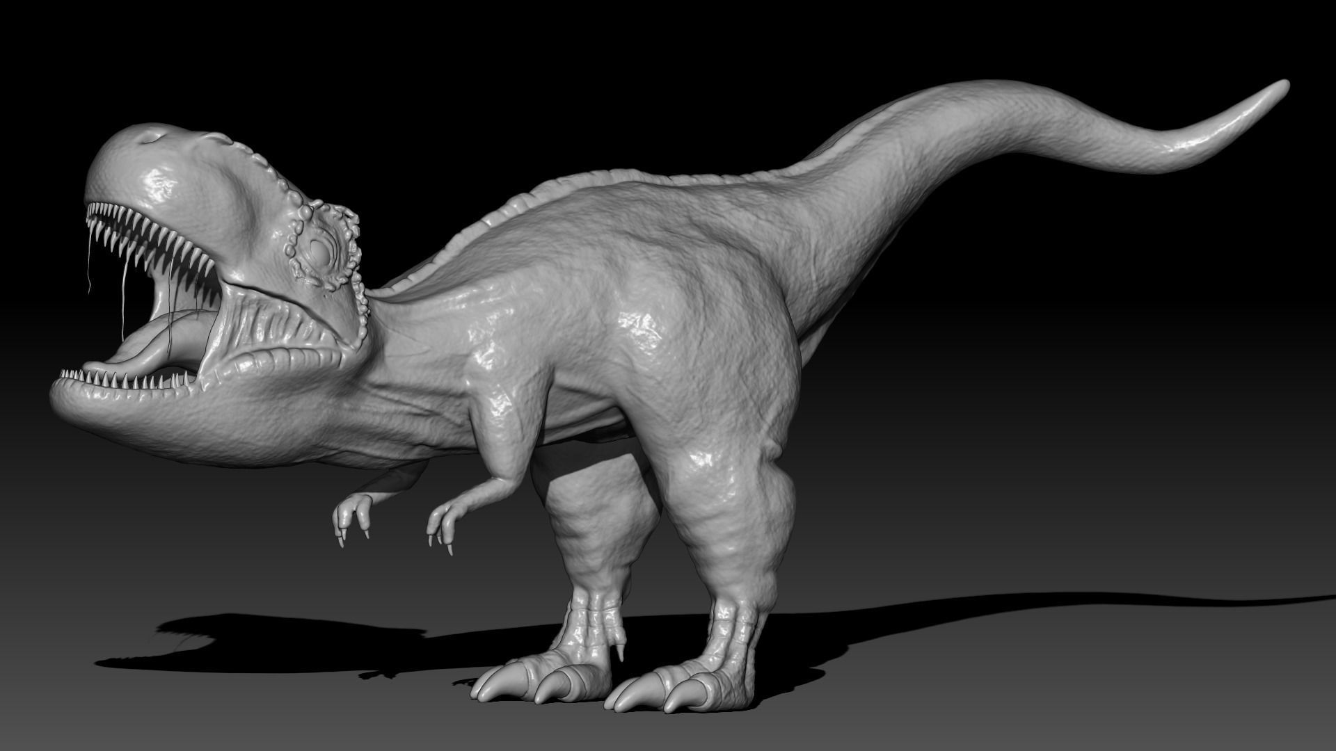 Dinosaur 3D model high poly Free 3D model_8