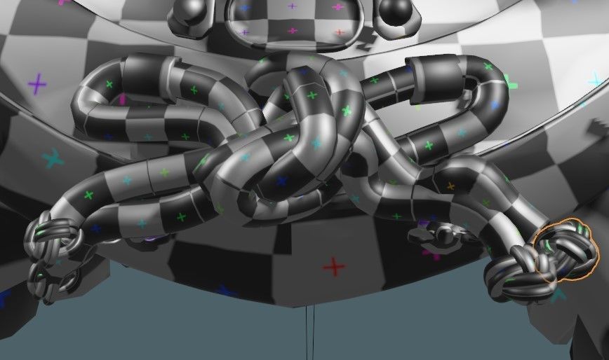 Rigged Octopus Diver 3D model_14