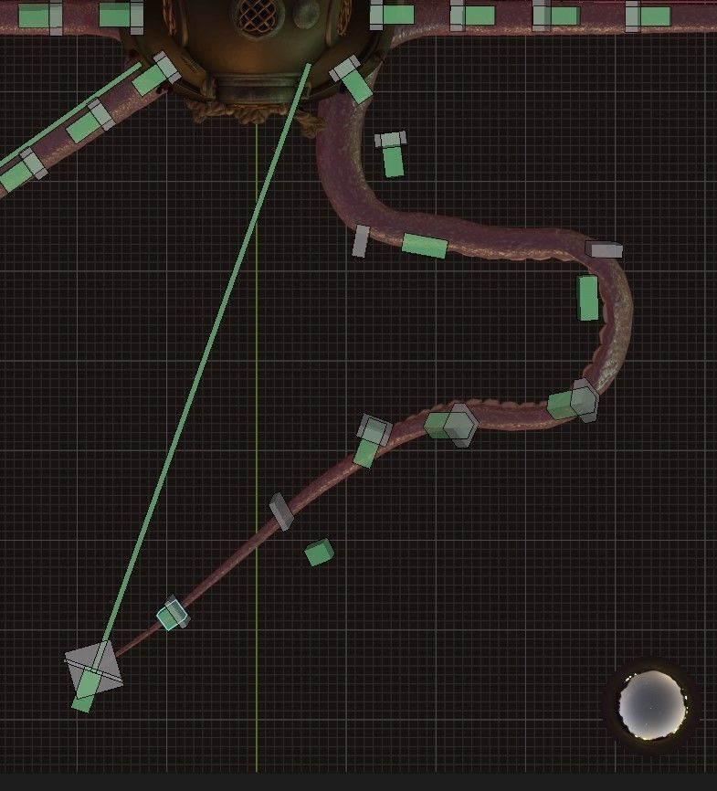 Rigged Octopus Diver 3D model_36