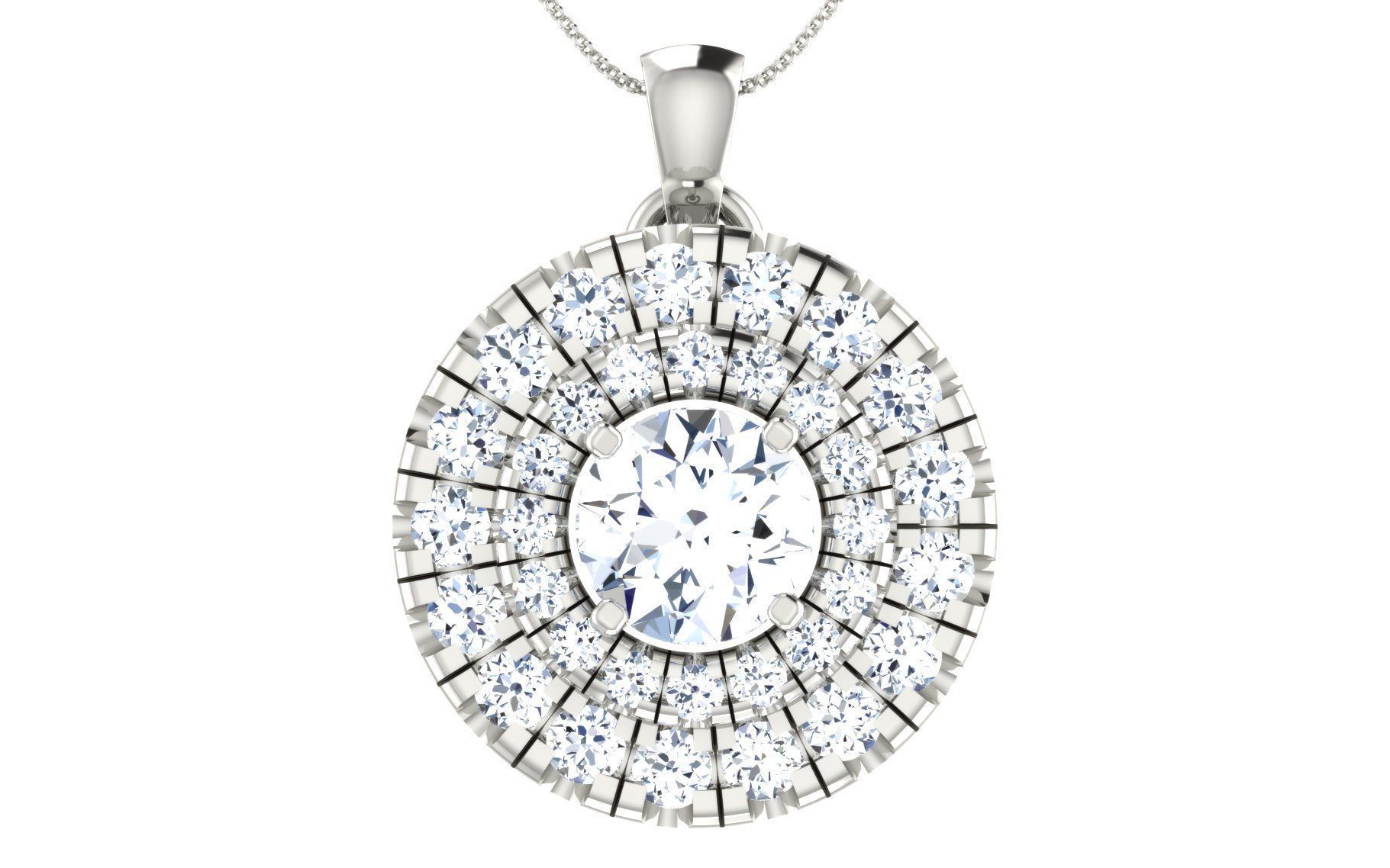 Women Earring Pendant Set 3dm STL OBJ FBX Render Details 3D print model_43