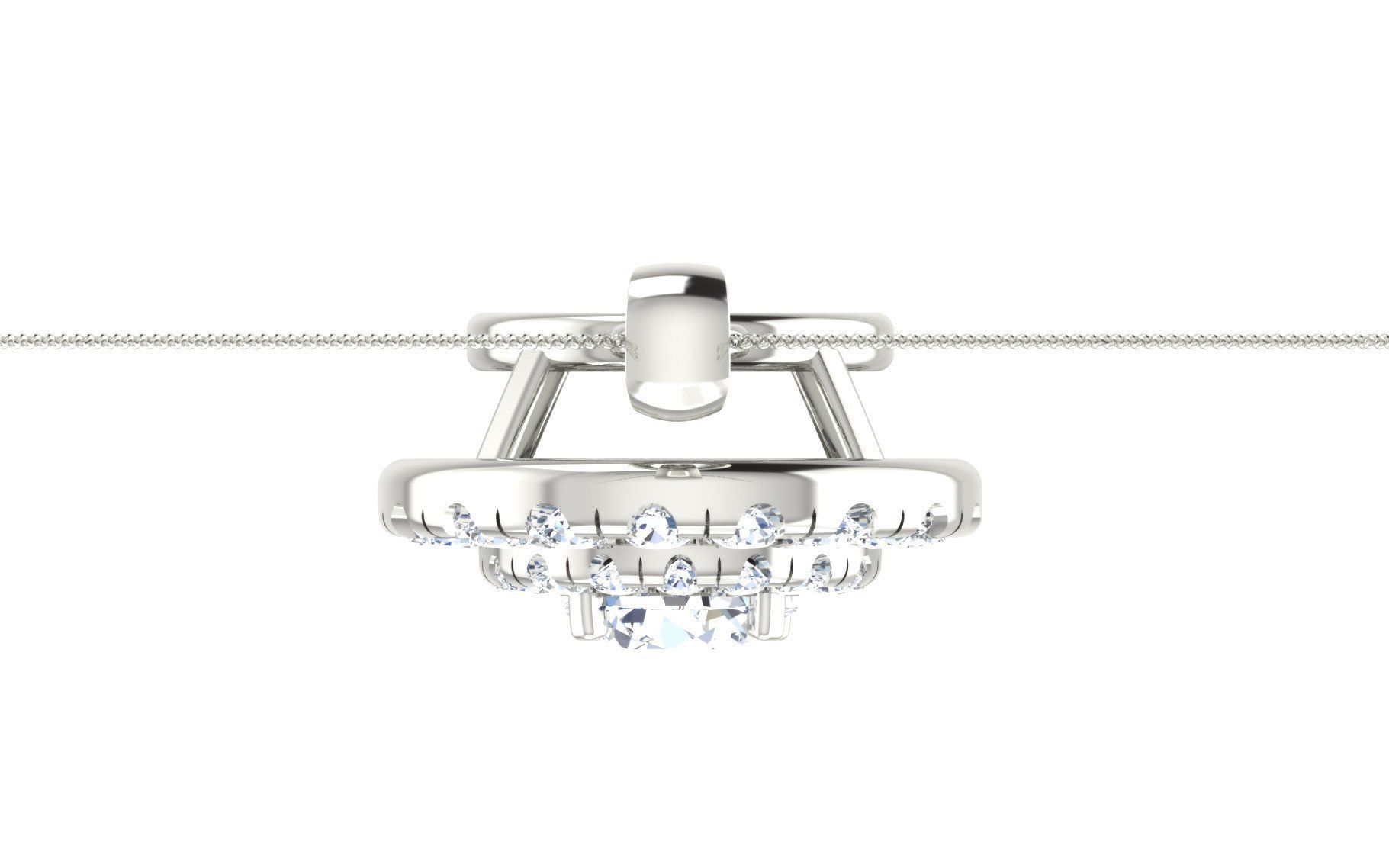 Women Earring Pendant Set 3dm STL OBJ FBX Render Details 3D print model_47