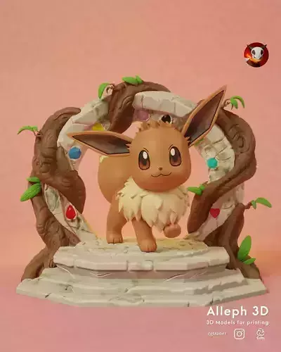 pokemon eevee diorama