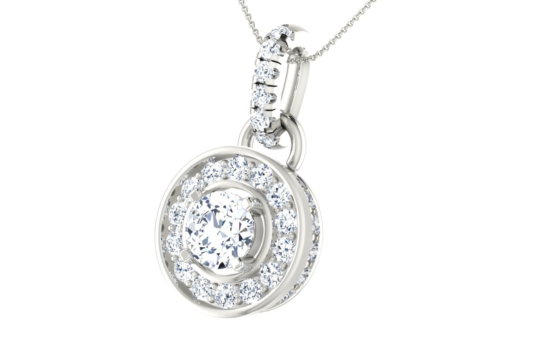 Women Earring Pendant Set 3dm STL OBJ FBX Render Details 3D print model_42