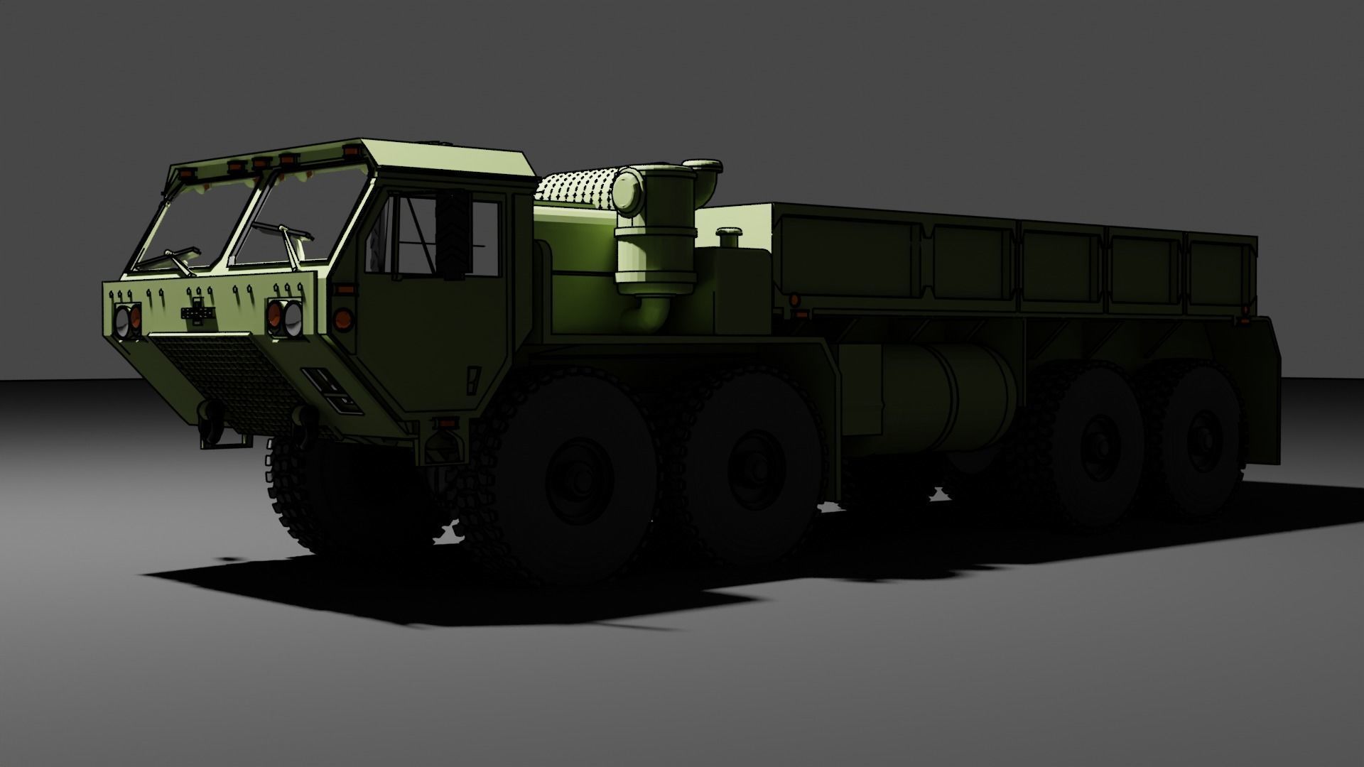 M997 Hemtt Oshkosh truck 3D print model_1