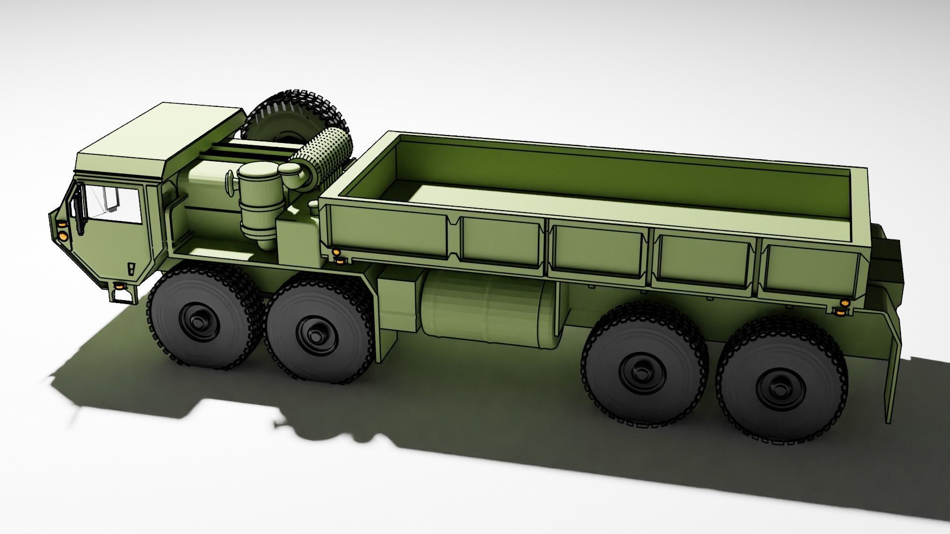 M997 Hemtt Oshkosh truck 3D print model_4