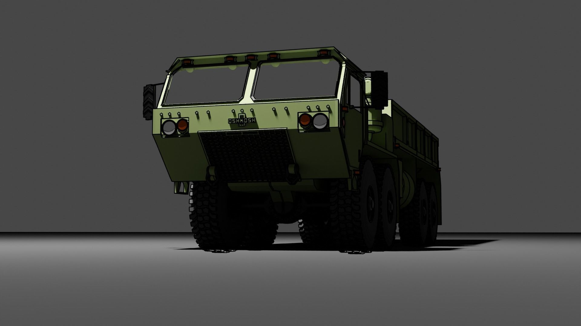 M997 Hemtt Oshkosh truck 3D print model_2