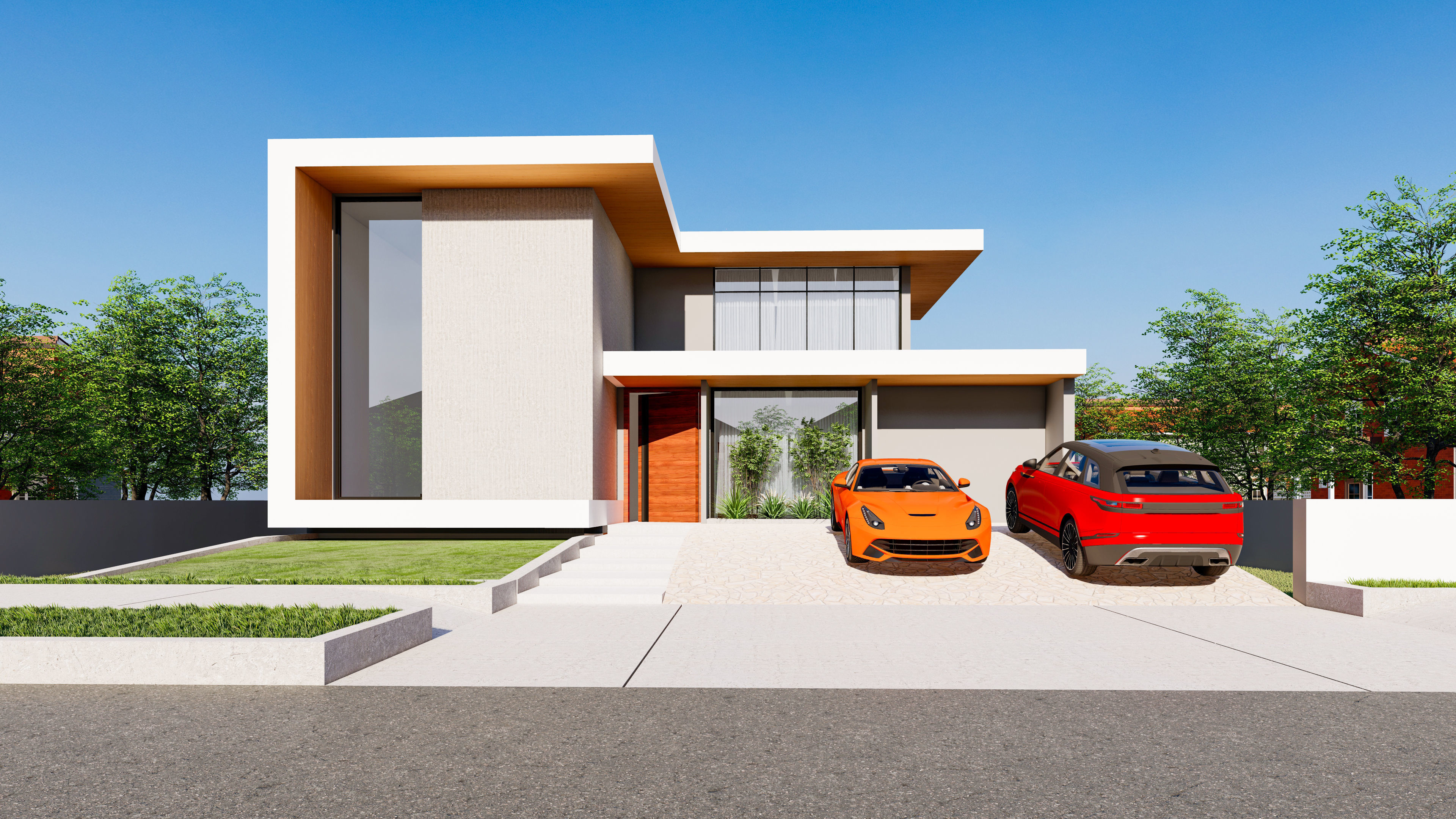 Modern House 3D model_10