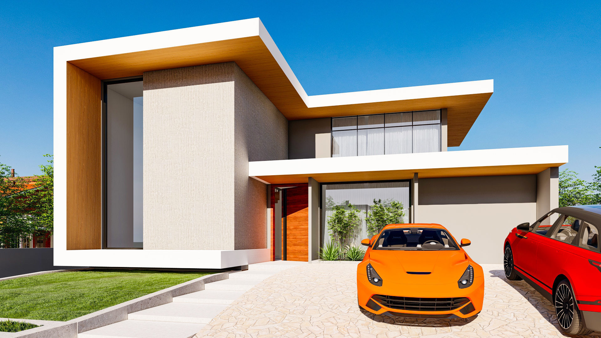 Modern House 3D model_4