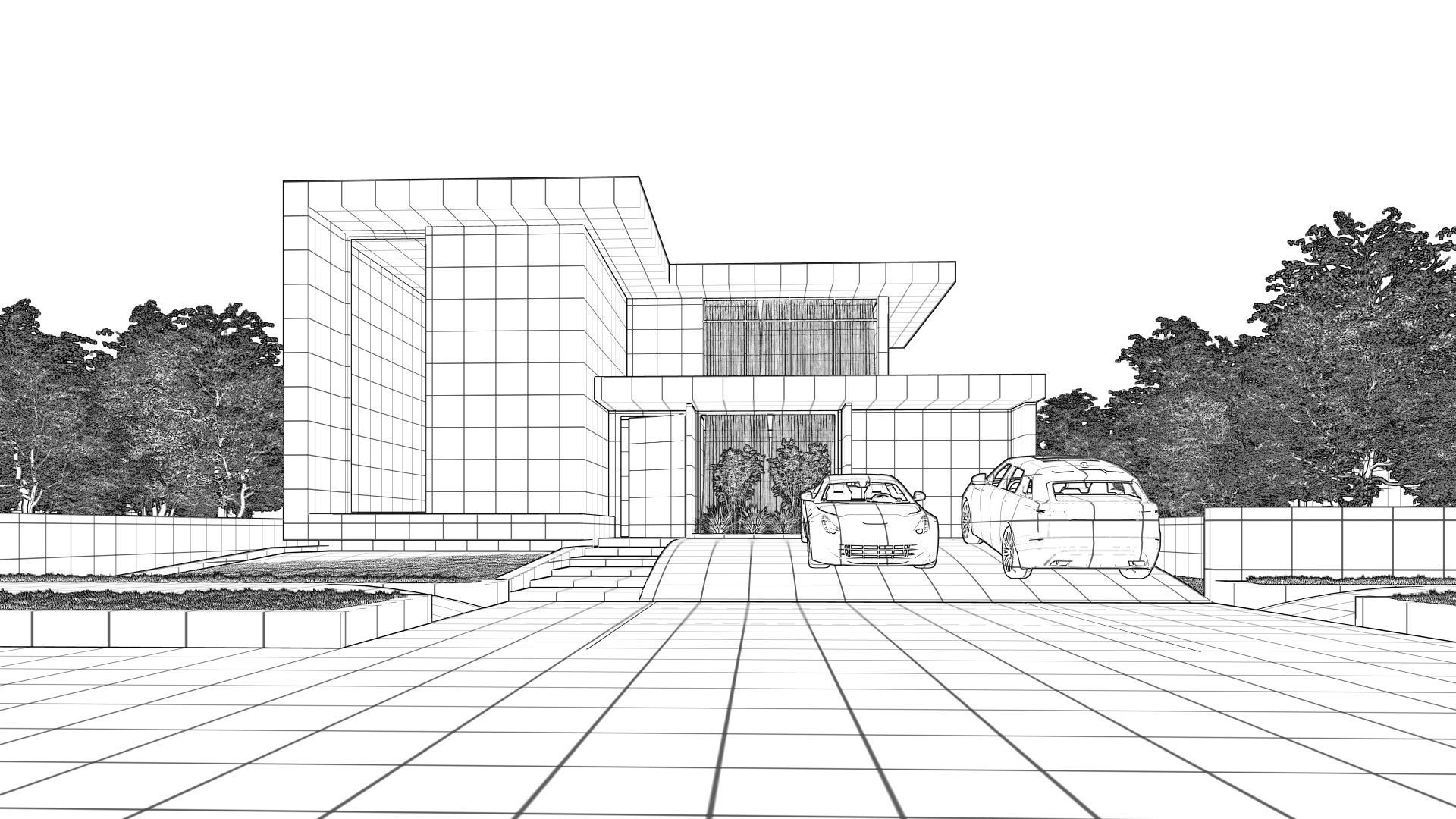 Modern House 3D model_11