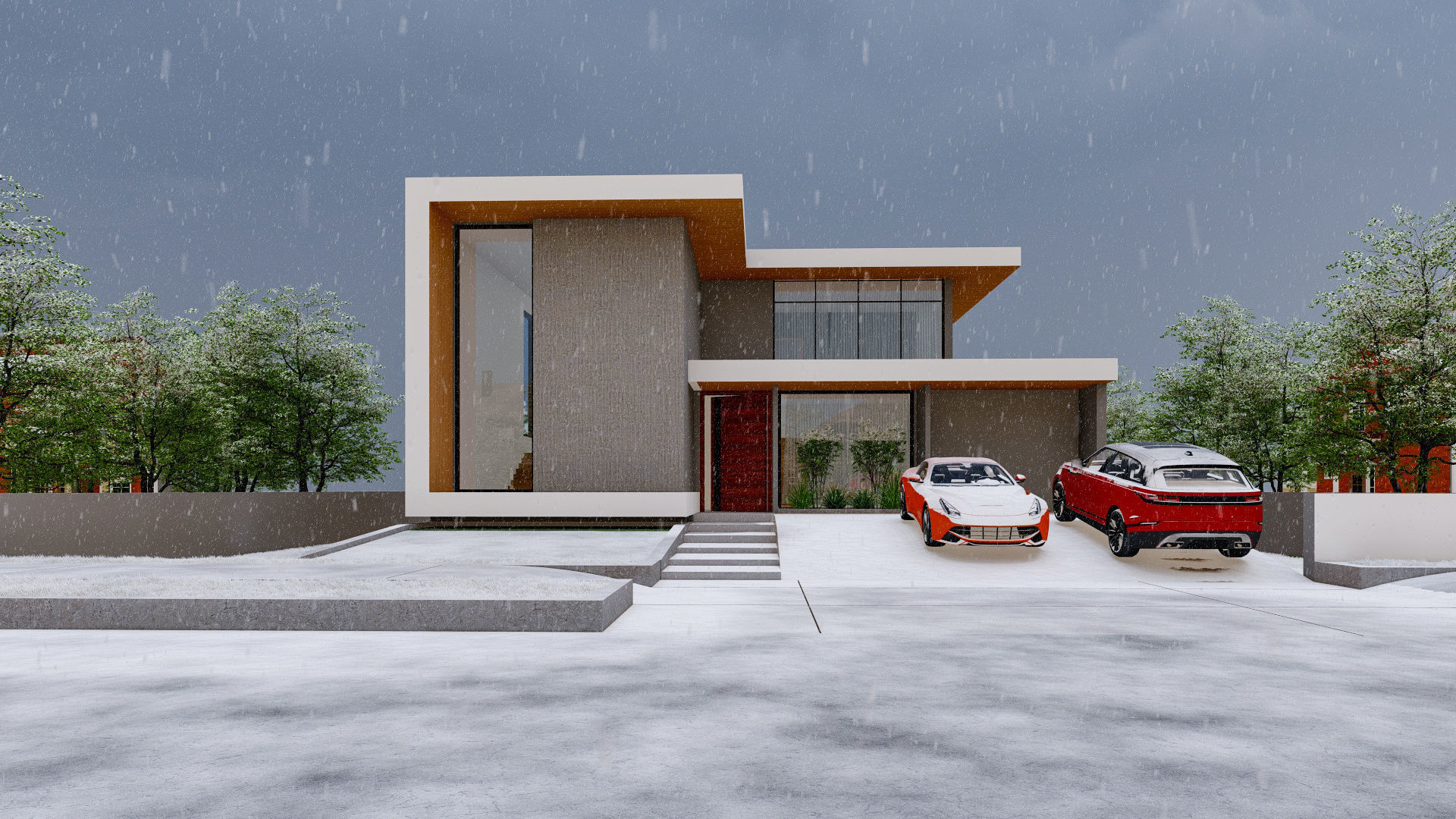 Modern House 3D model_9