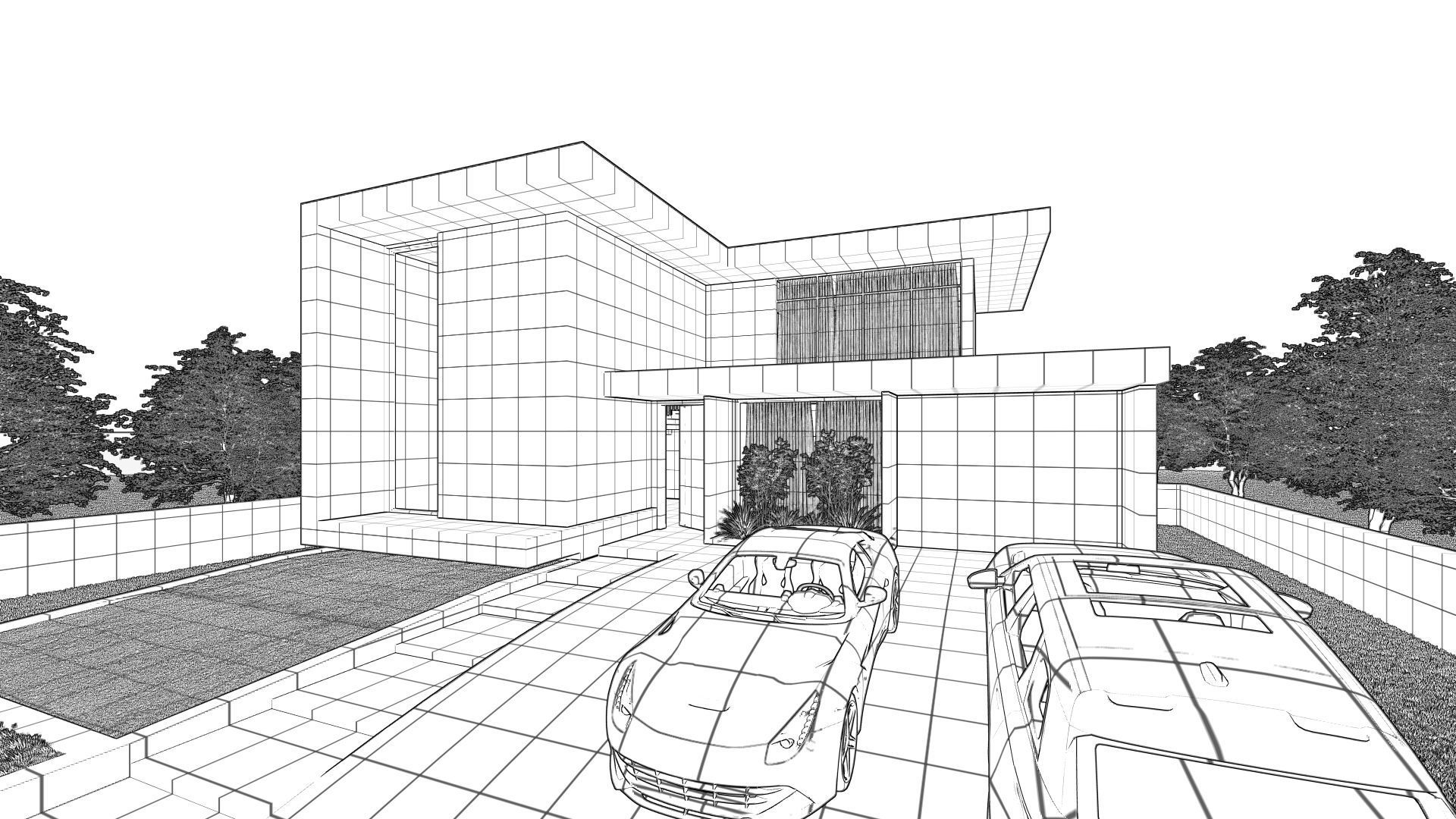 Modern House 3D model_14