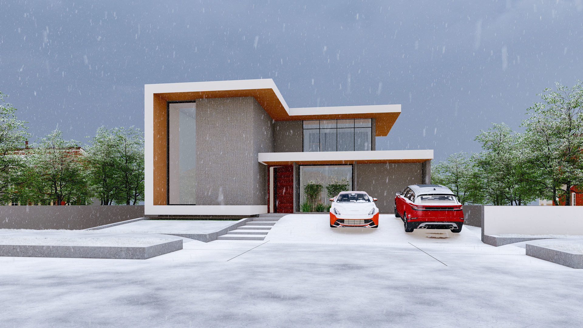 Modern House 3D model_8