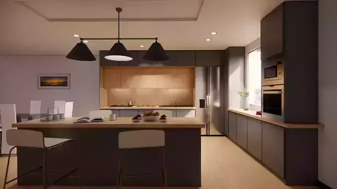 just modern kitchen