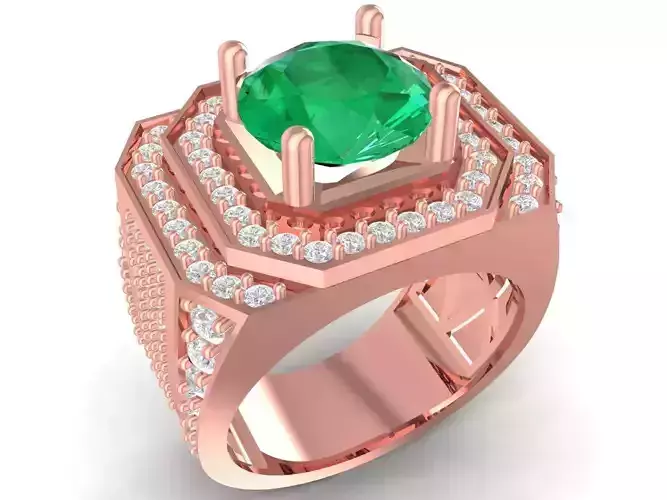 korea diamond men ring 3732