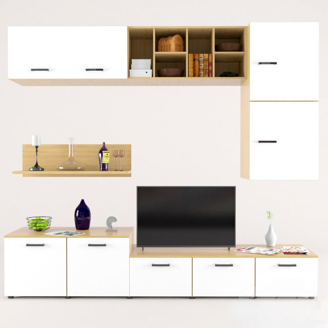 TV Wall Collection - Vol 01 - 11 Item 3D model_9