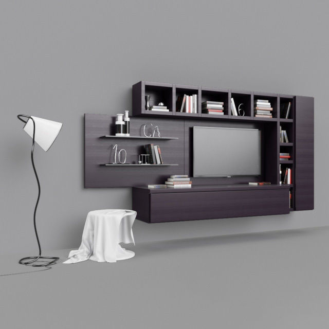 TV Wall Collection - Vol 01 - 11 Item 3D model_6