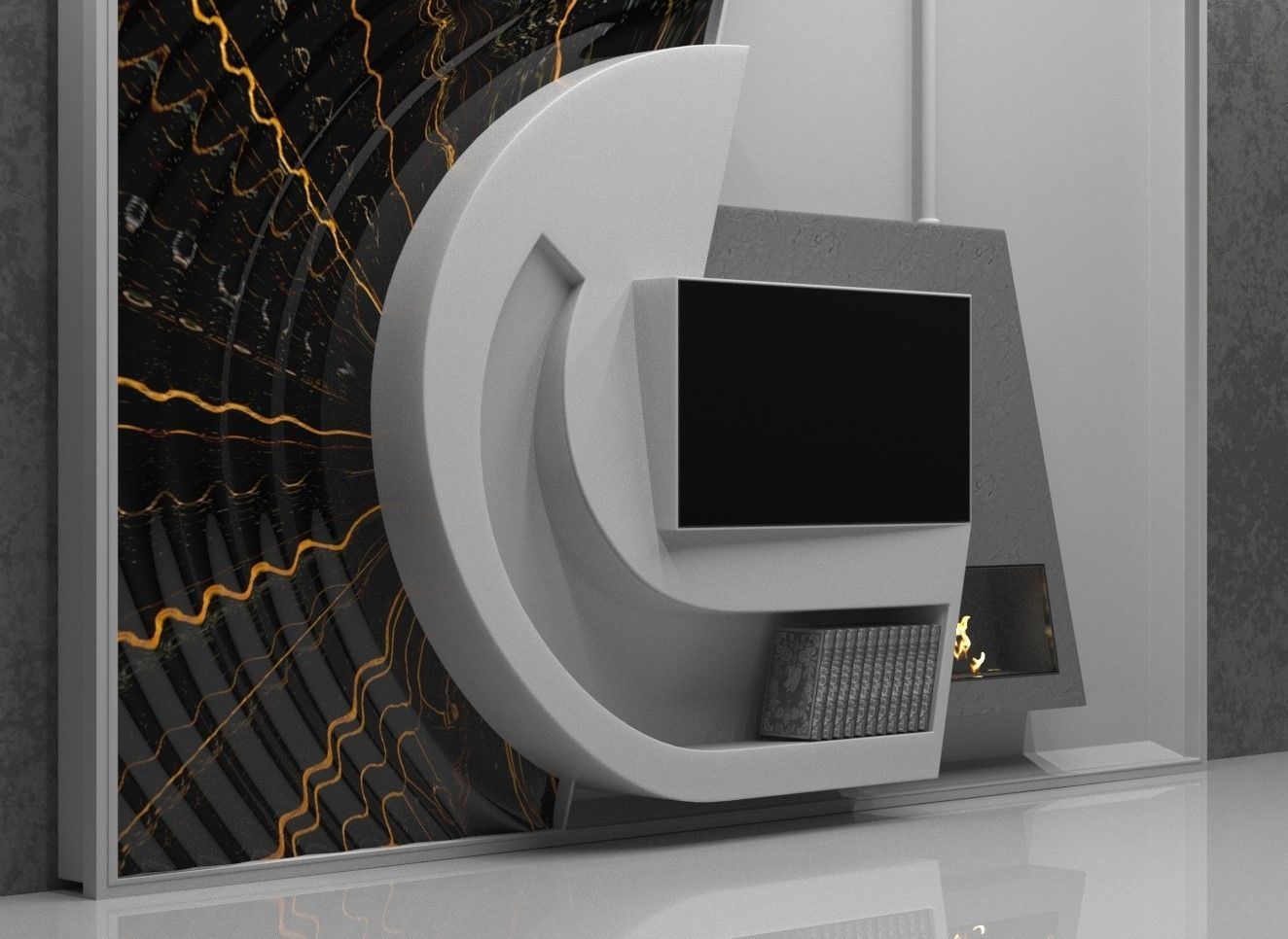 TV Wall Collection - Vol 01 - 11 Item 3D model_2